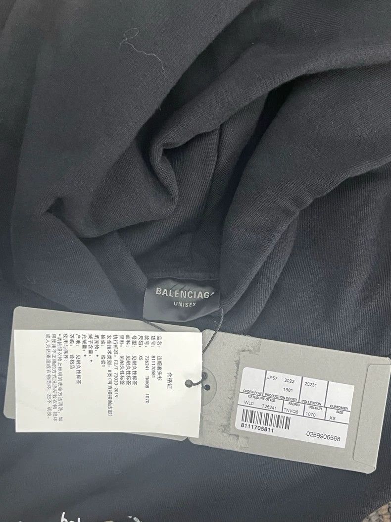 Balenciaga Balenciaga Monogram logo printed long-sleeve sweatshirt Size US XS / EU 42 / 0 - 4 Thumbnail