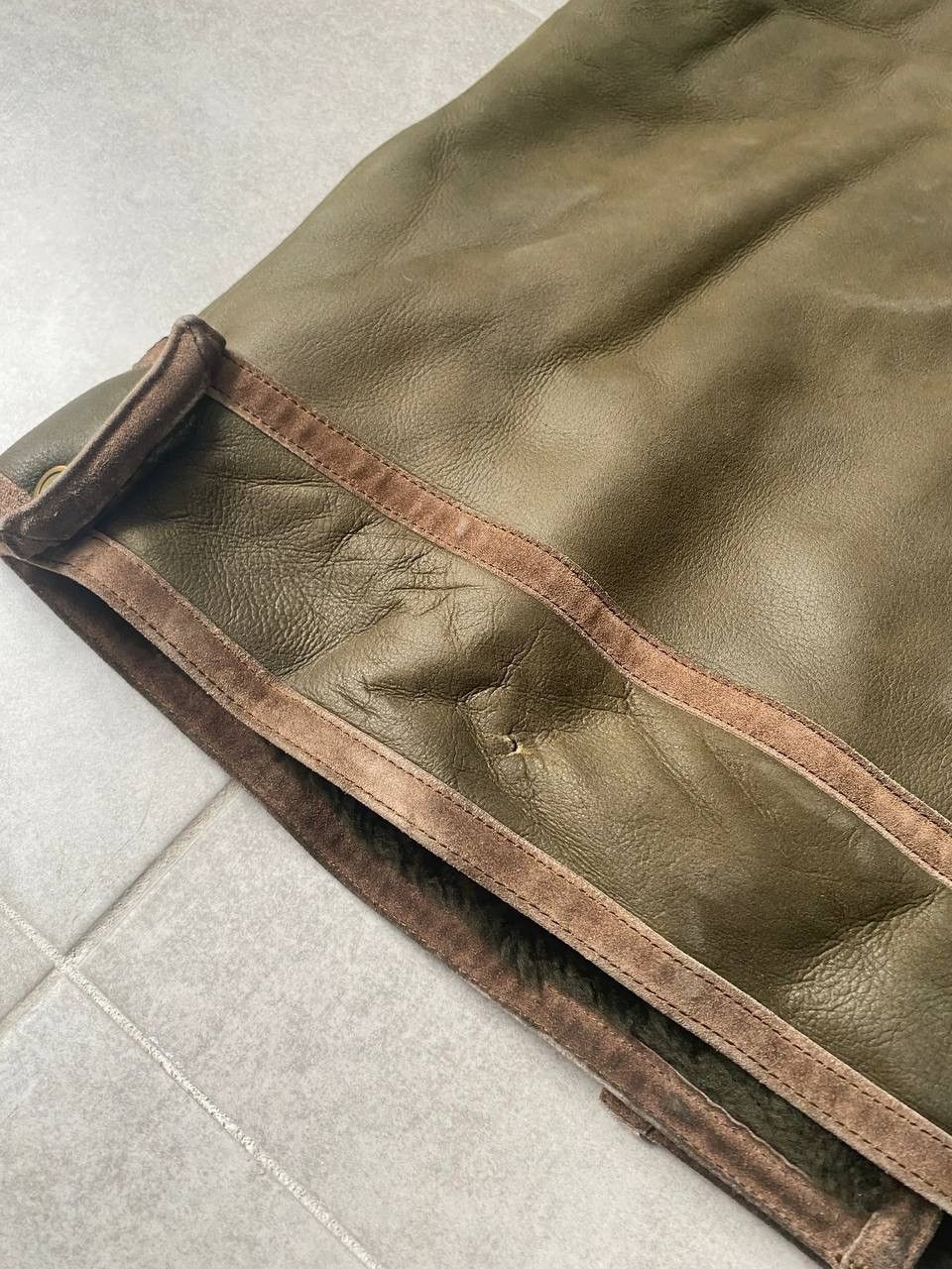 Celine Celine Vintage Shearling Jacket Made in France 80s Rare sz L Size US L / EU 52-54 / 3 - 15 Thumbnail
