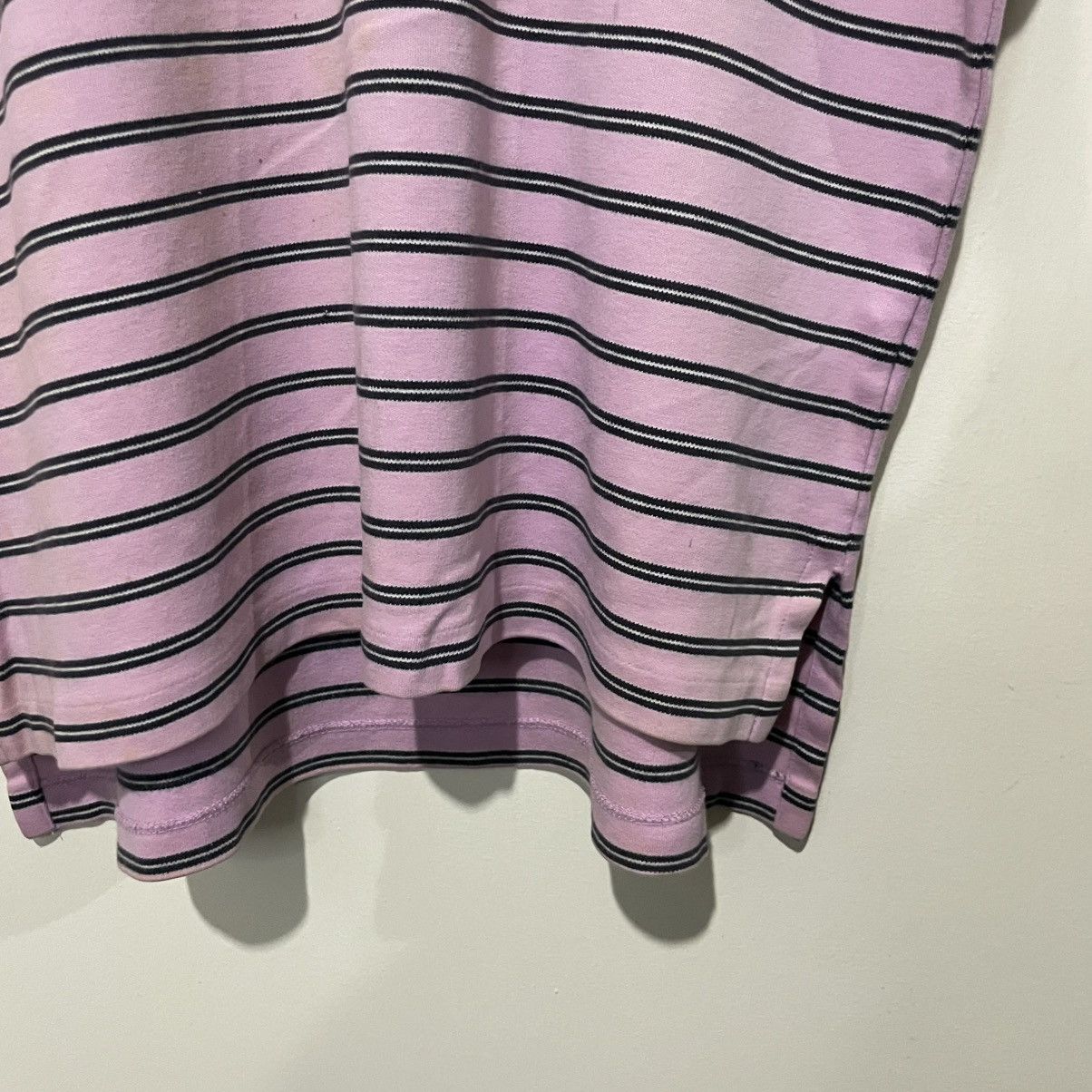Polo Ralph Lauren Polo Ralph Lauren men's pink and blue striped polo shirt Size US S / EU 44-46 / 1 - 5 Thumbnail