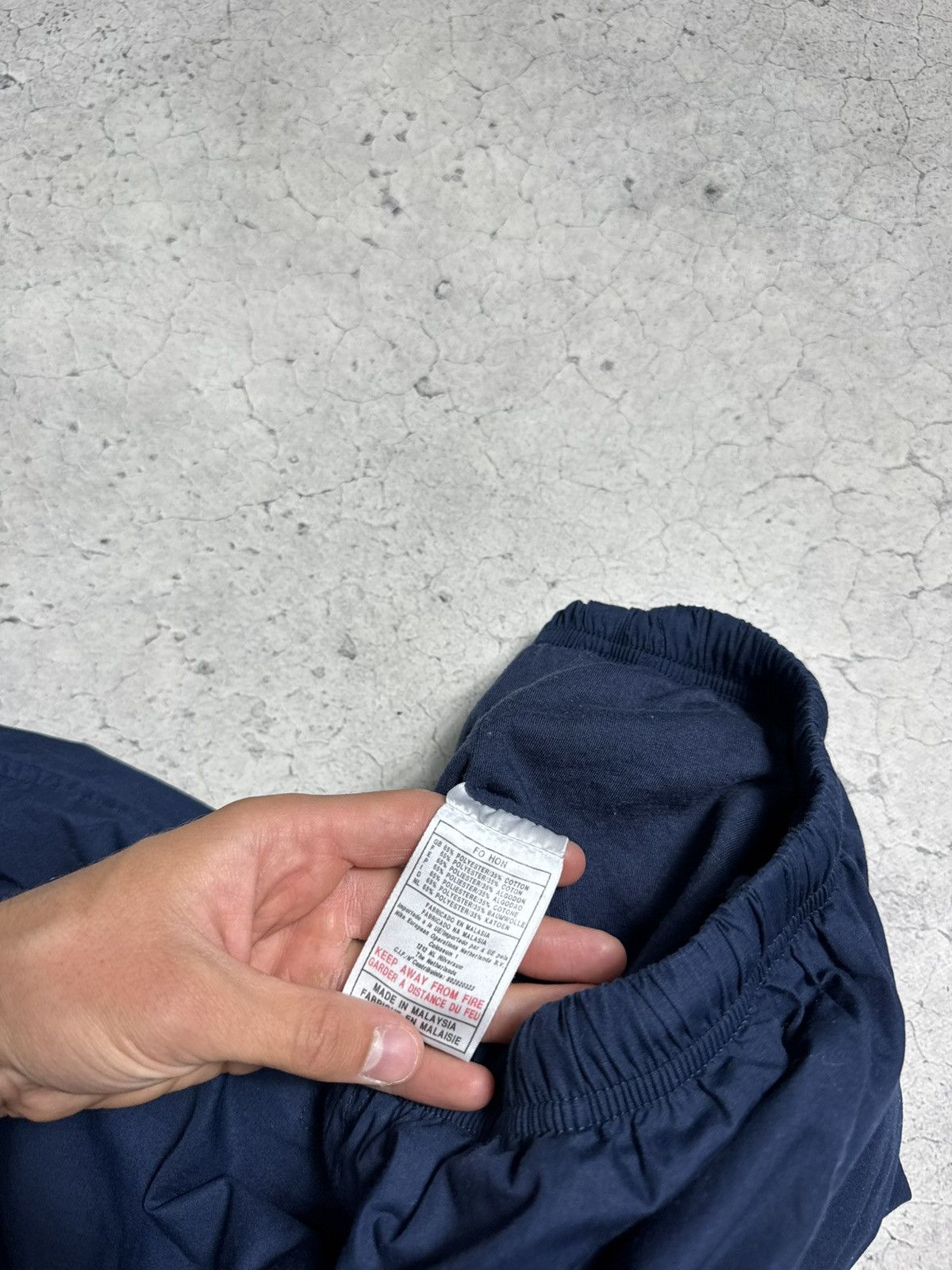 Nike Nike Vintage Track Pants Baggy Drill Swoosh Y2K Navy Nylon Size US 34 / EU 50 - 7 Thumbnail