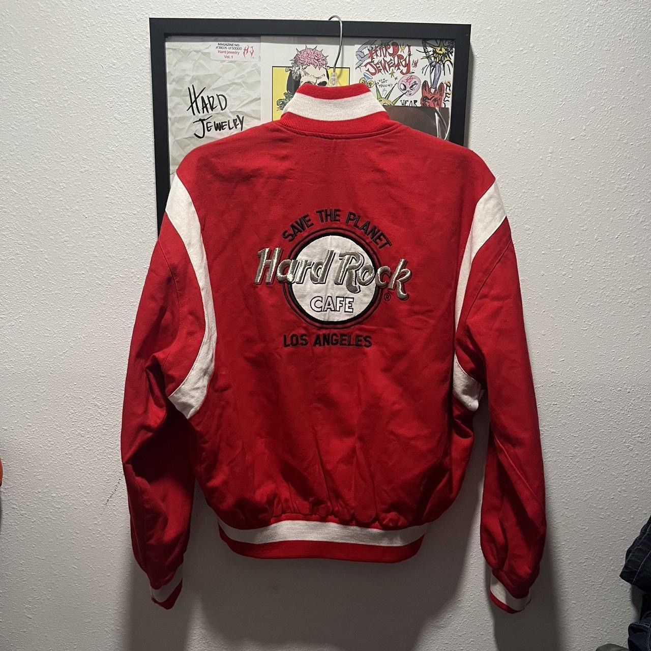 Hard Rock Cafe (M) VintageHard Rock Cafe Los Angeles Varsity Bomber Jacket Size US M / EU 48-50 / 2 - 1 Thumbnail