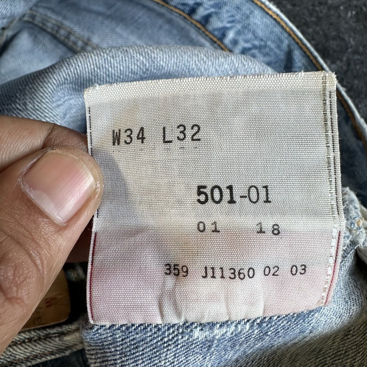 Levi's Levis 501 Distressed Blue Vintage Denim D577 Size US 32 / EU 48 - 17 Thumbnail