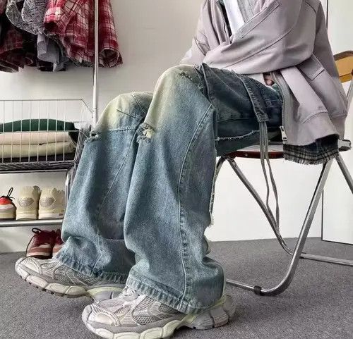 Japanese Brand Maruyama x Ema Loose-fit Straight-leg Denim Pant Size US 31 - 3 Thumbnail