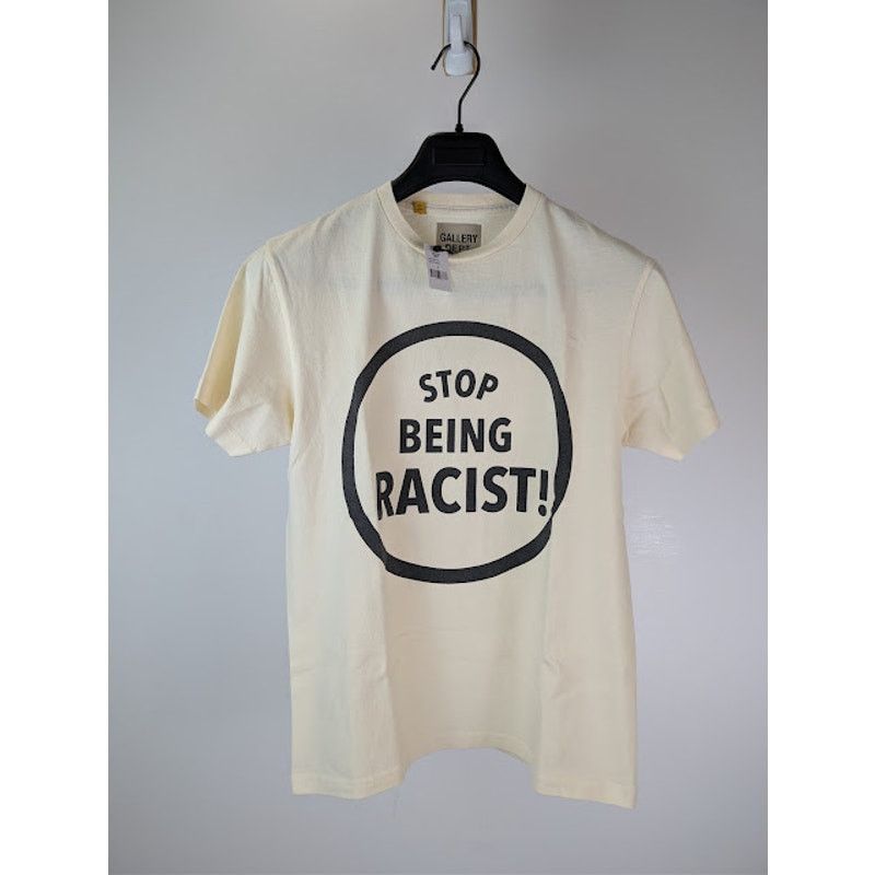 Gallery Dept. o1rshd1 Q:2 / Stop Being Racist T-Shirt in Cream / Neutrals Size US S / EU 44-46 / 1 - 8 Thumbnail