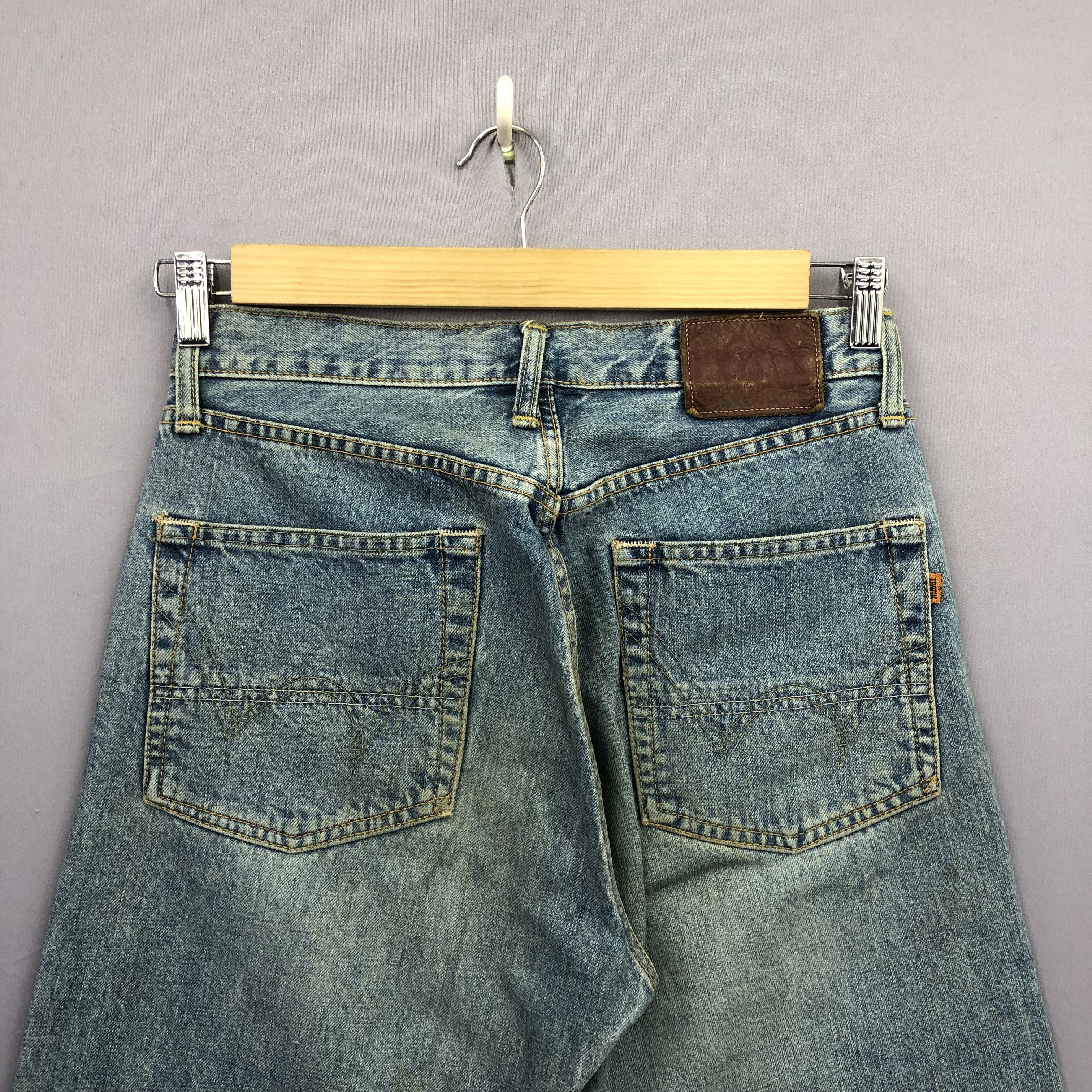 Edwin Vintage Edwin Selvedge Jeans Japanese Faded Light Wash Denim Size 28" / US 6 / IT 42 - 6 Thumbnail