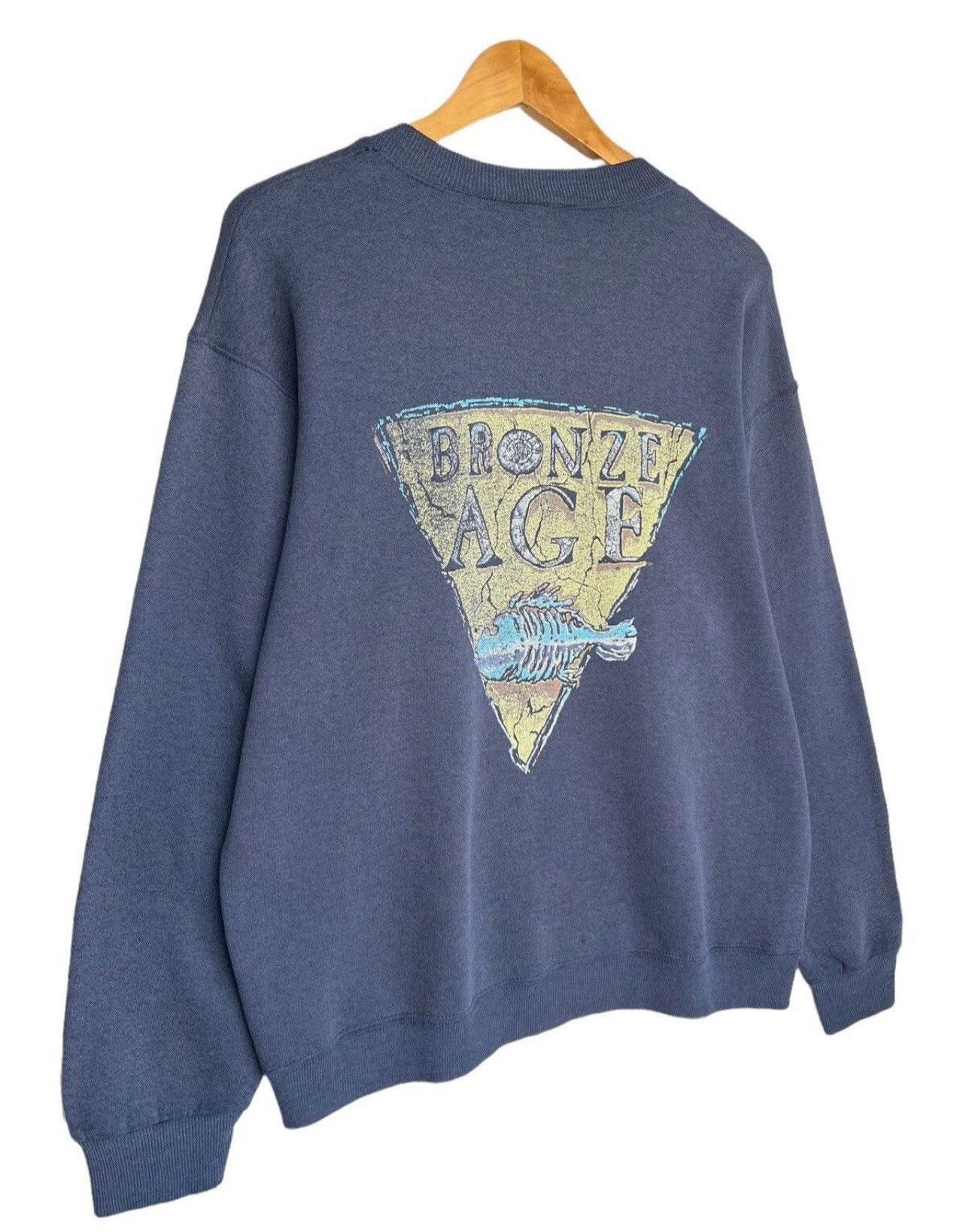 Vintage Vintage 90s Bronze Age Sweatshirt Bronze Age Crewneck Medium Size US M / EU 48-50 / 2 - 4 Thumbnail