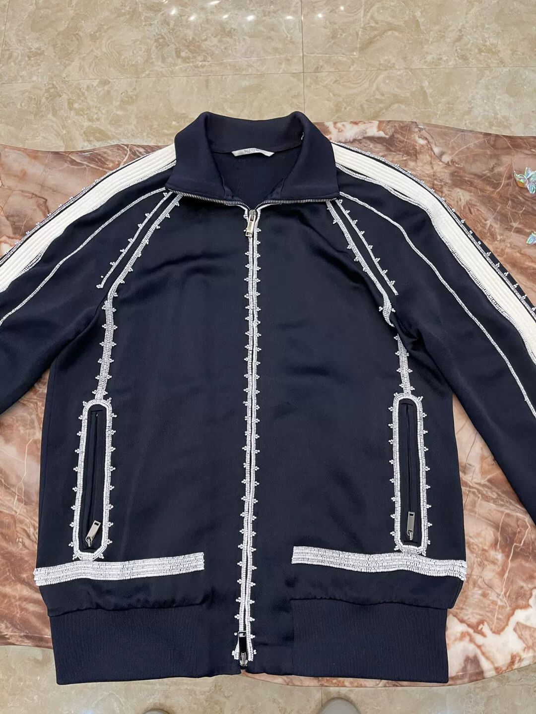 Valentino Valentino 2020 Beaded Jacket Size US L / EU 52-54 / 3 - 1 Thumbnail