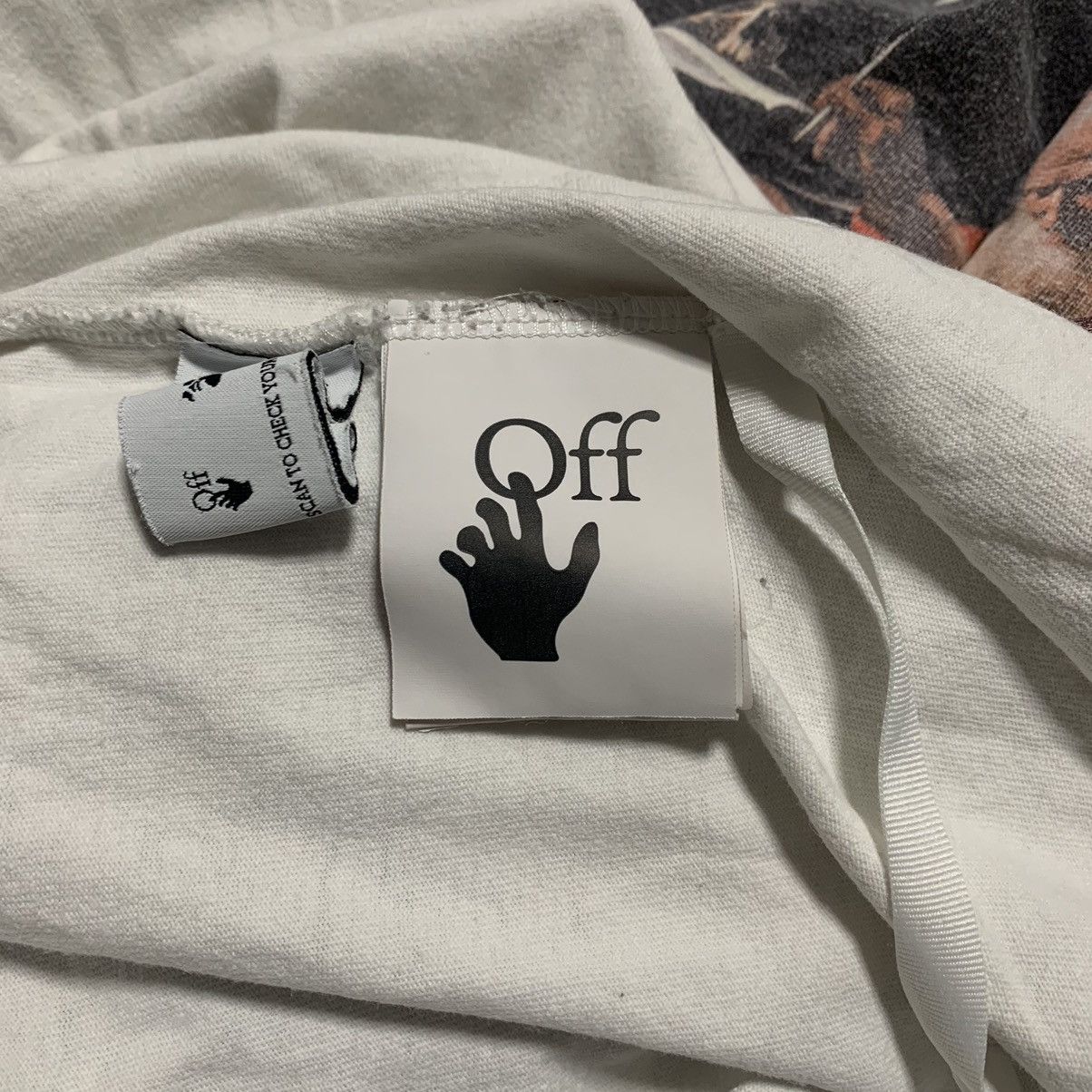 Off-White Off White XS Caravaggio Arrows White Tee Virgil Abloh Size US XS / EU 42 / 0 - 7 Thumbnail
