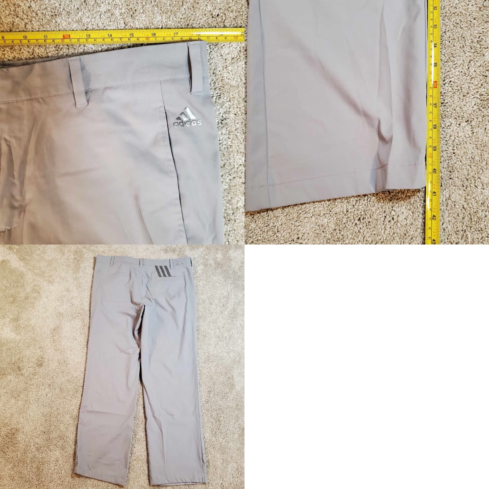 Adidas Adidas Climalite Dress Pants Golf Gray 36x32 Mens Regular Size US 36 / EU 52 - 8 Thumbnail