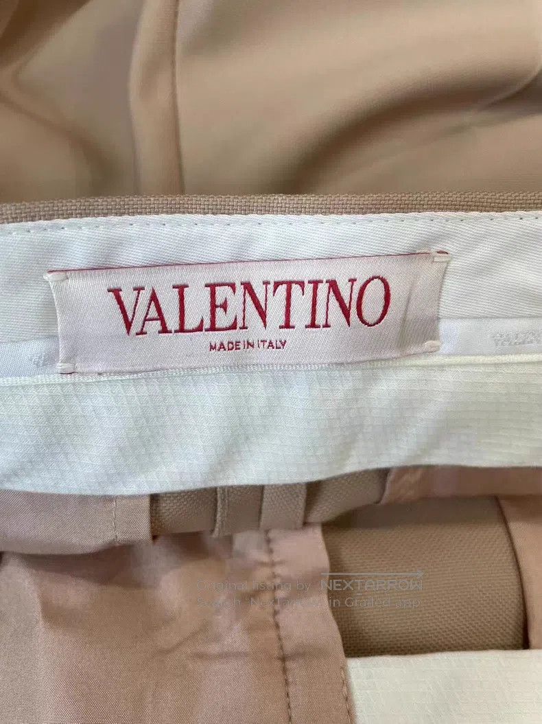 Valentino Valentino khaki slacks Size 41" - 3 Thumbnail
