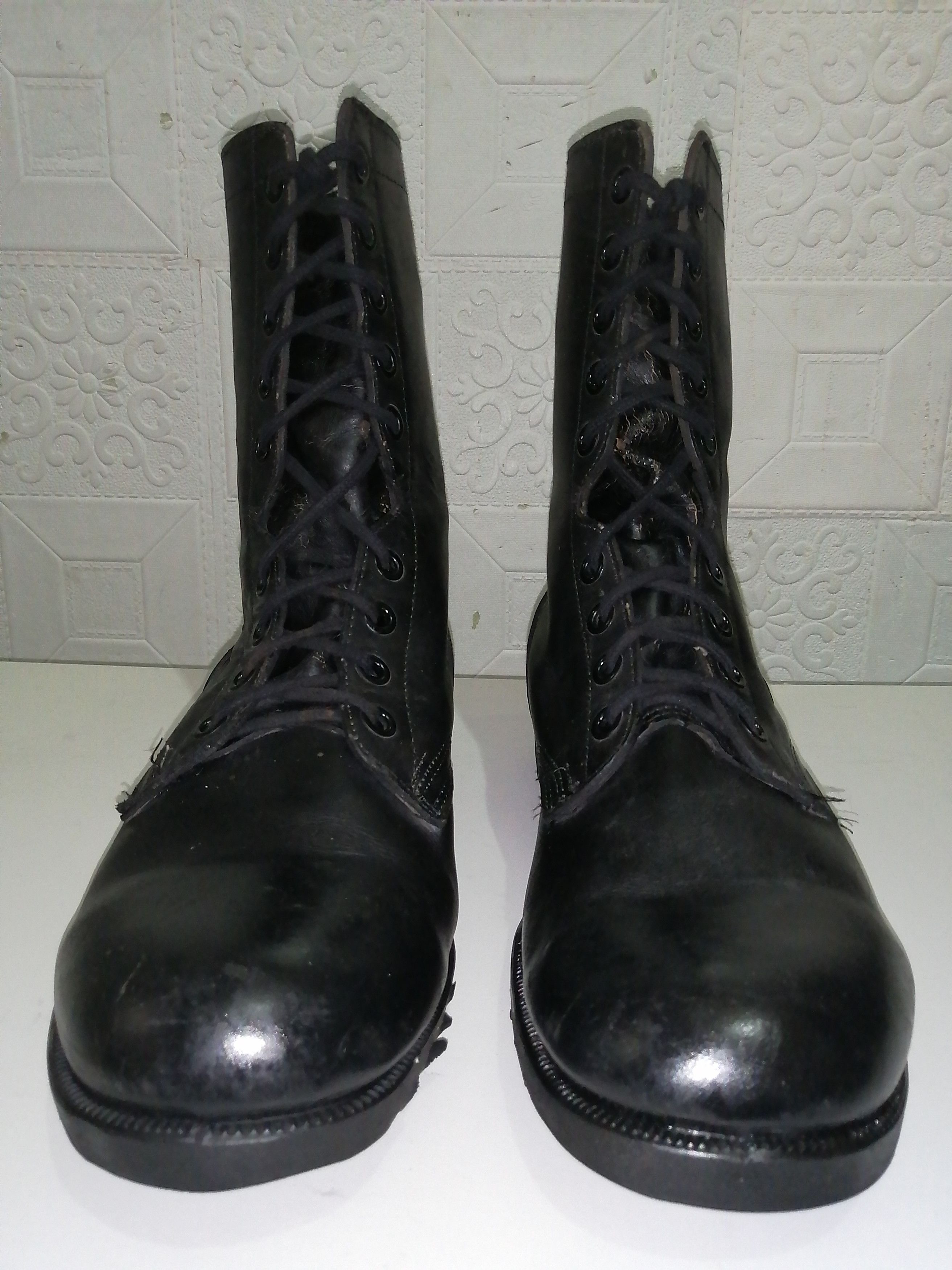 Vintage 1984 vintage combat boots by RO SEARCH Size US 12 / EU 45 - 3 Thumbnail