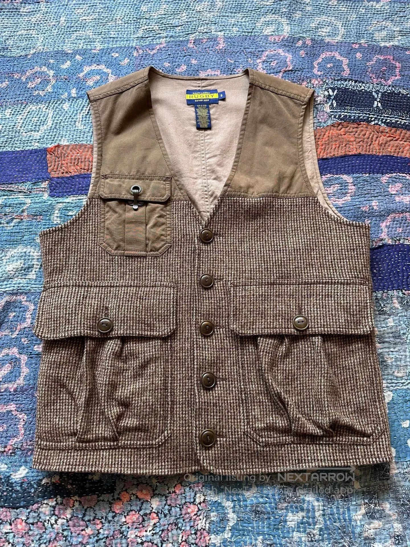 Rugby RL RRL Wool Blend Vest.