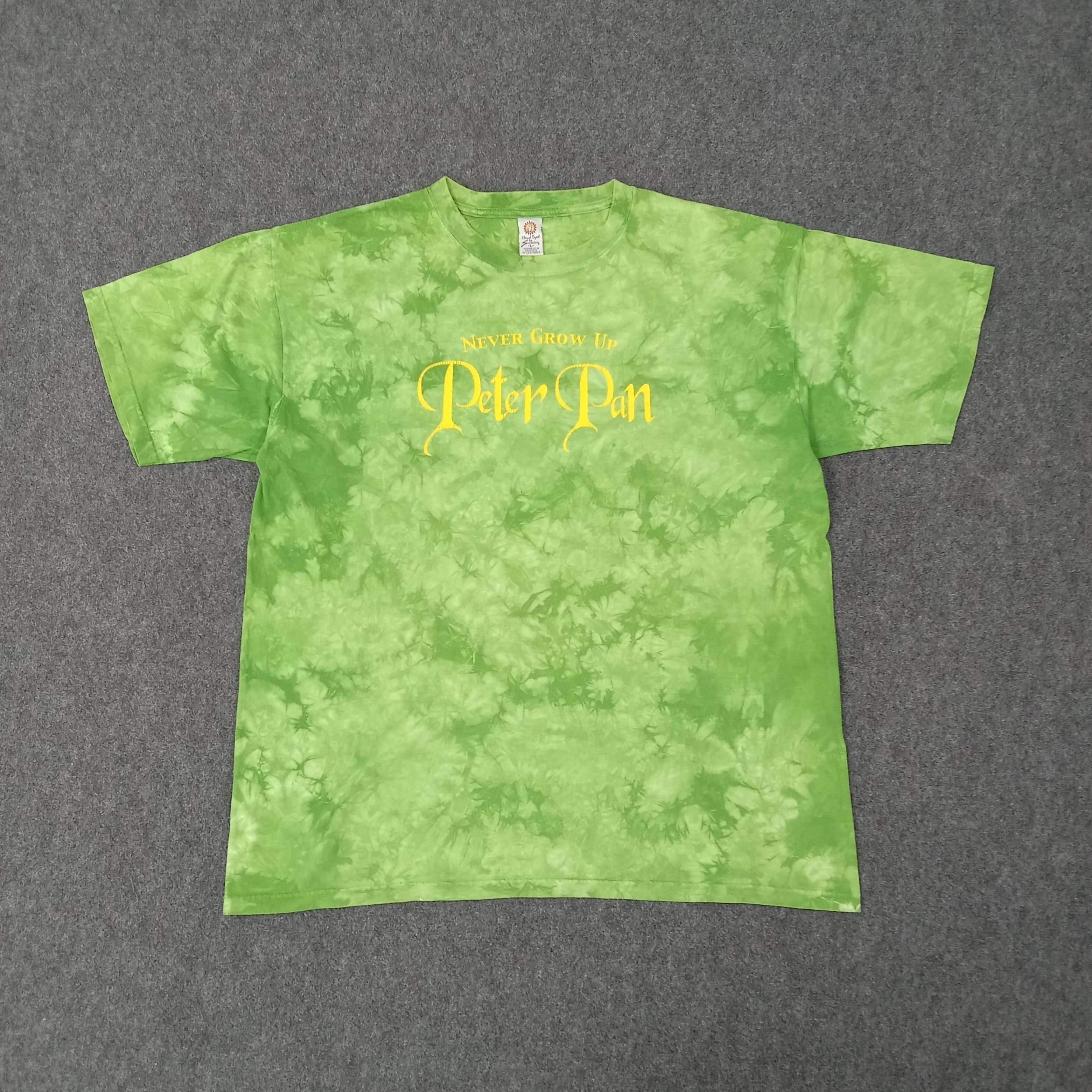 Vintage Peter Pan Never Grow Up American Movie Tshirt C259N55 Size US XL / EU 56 / 4 - 1 Thumbnail