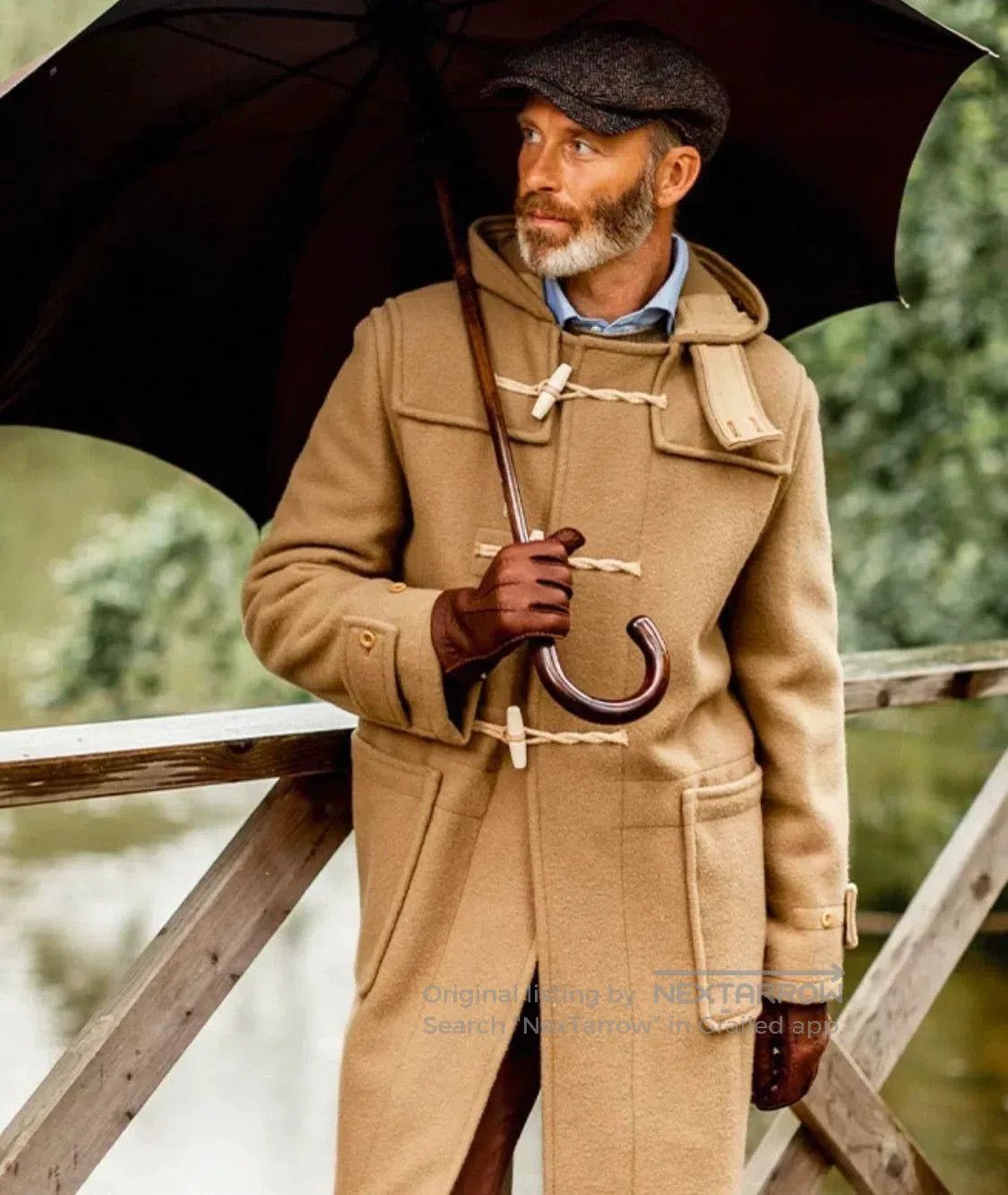 Gloverall Gloverall Monty Men's Wool Coat. Size US S / EU 44-46 / 1 - 1 Thumbnail