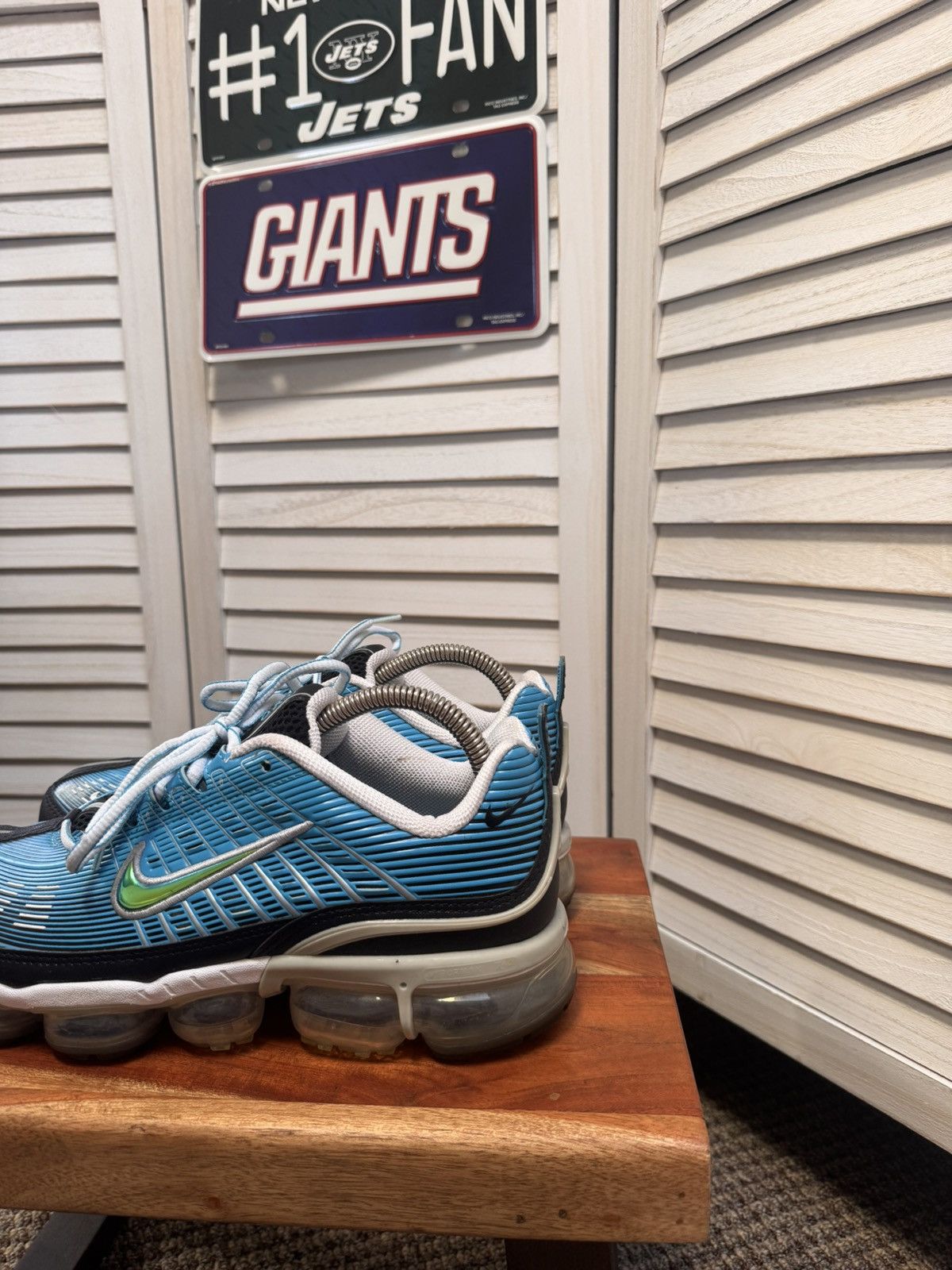 Nike Men’s casual Sneakers Nike Air VaporMax 360 Laser Blue Size US 9.5 / EU 42-43 - 4 Thumbnail