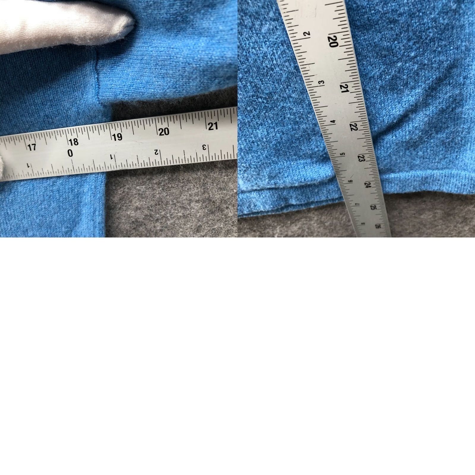 J.McLaughlin J. McLaughlin 100% Cashmere Sweater Womens XS V-Neck Light Blue Shirt Pullover Winter Fall Casual Ladies XS Women's Pullover Cashmere V-Neck Blue Size XS / US 0-2 / IT 36-38 - 8 Thumbnail