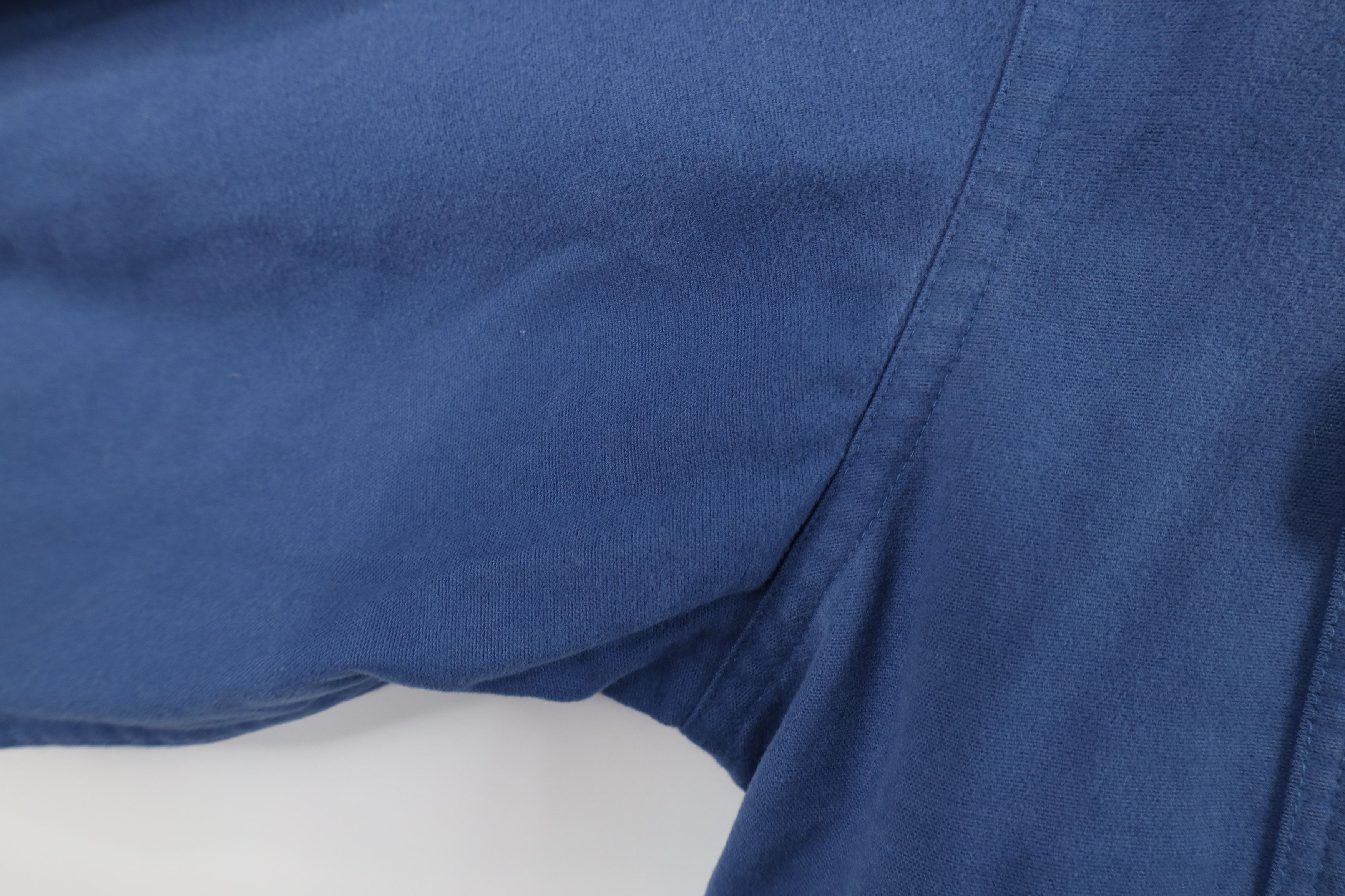 L.L. Bean Vintage 90s LL Bean Heavy Chamois Cloth Button Shirt Blue Size US XXL / EU 58 / 5 - 6 Thumbnail