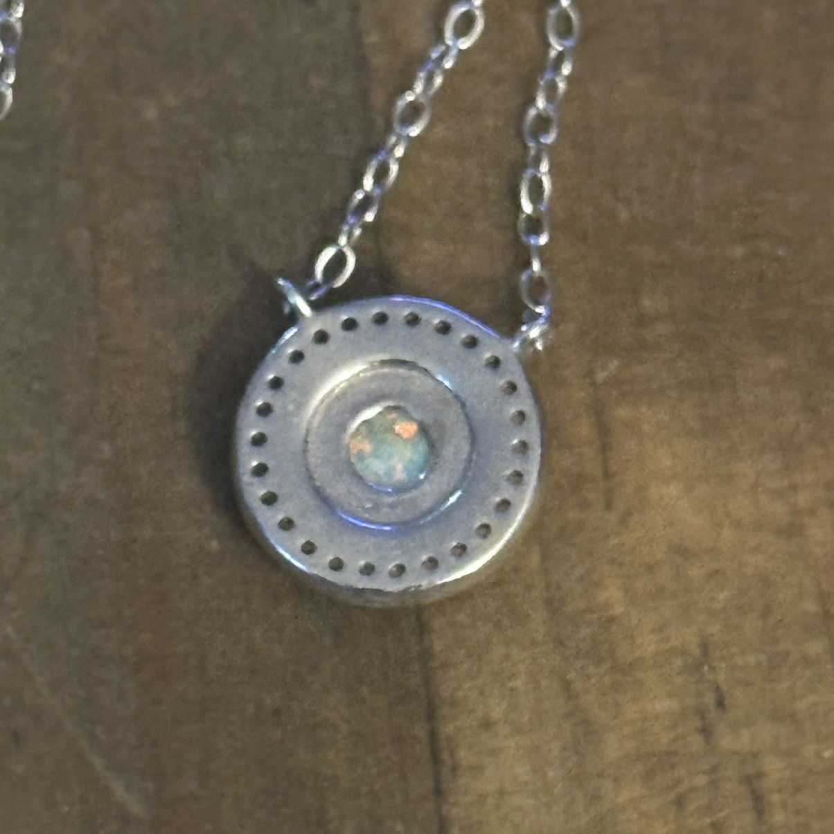 Vintage Vintage 925 silver opal necklace Size ONE SIZE - 4 Thumbnail