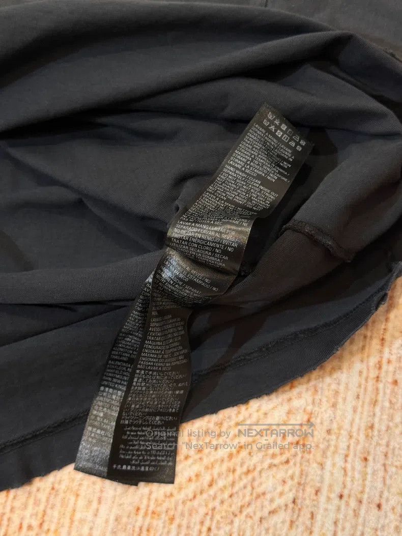 Balenciaga Balenciaga Tape Logo Dark Blue Distressed Short Sleeve - M Size US M / EU 48-50 / 2 - 5 Thumbnail