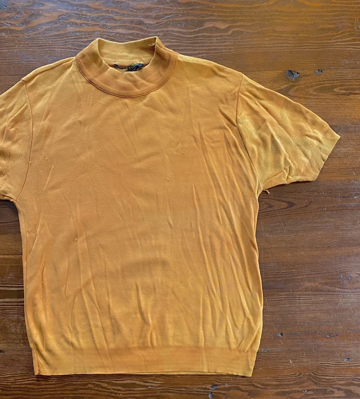 Retrofit × Van Heusen × Vintage Vintage 60’s Van Heusen Mod Mock Neck Poly Ringer Tee Shirt Size US M / EU 48-50 / 2 - 1 Thumbnail