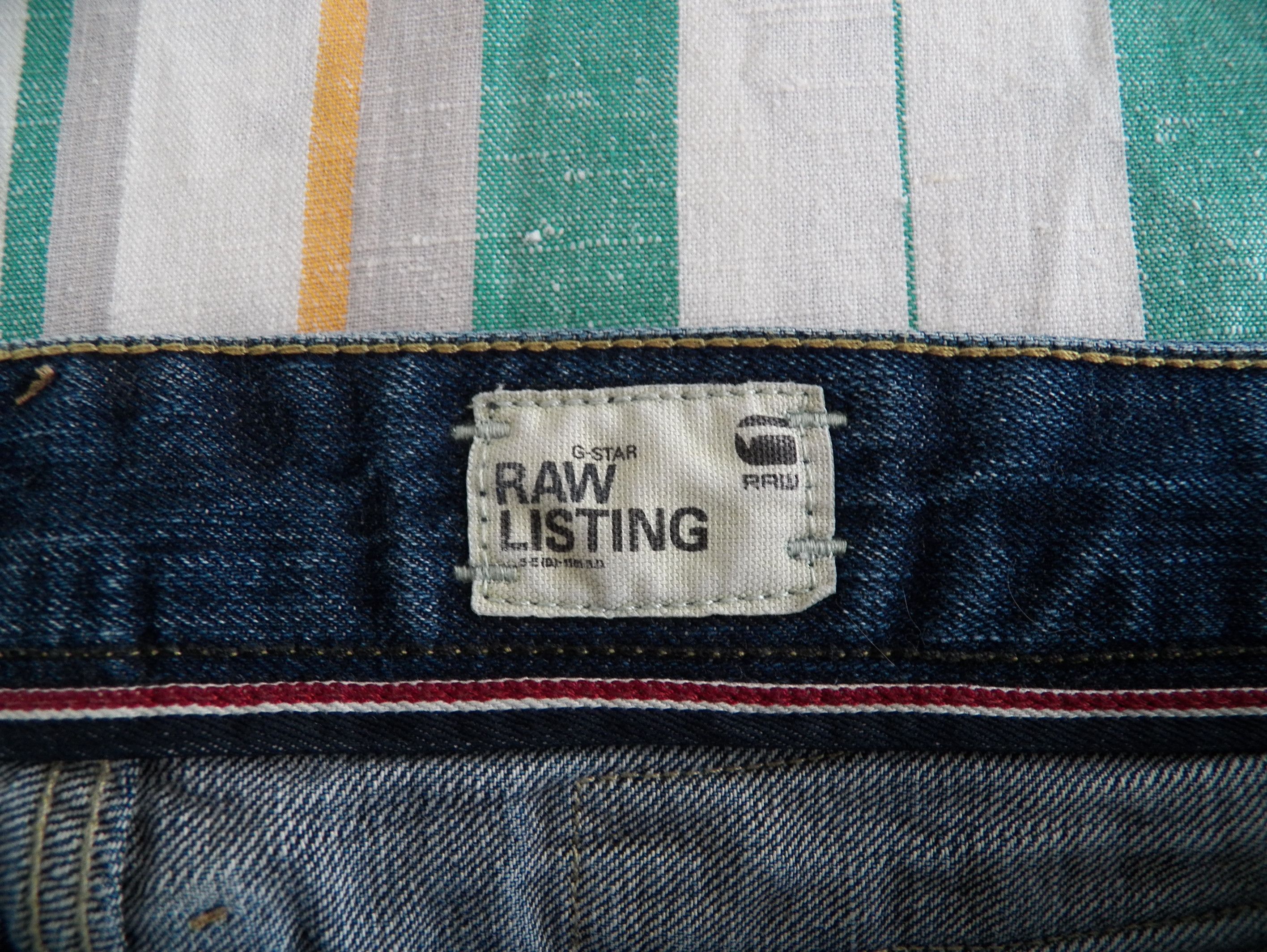 G-Star G-Star RAW Lumber Original Raw Listing Jeans W32 L28 Selvage Size US 32 / EU 48 - 7 Thumbnail