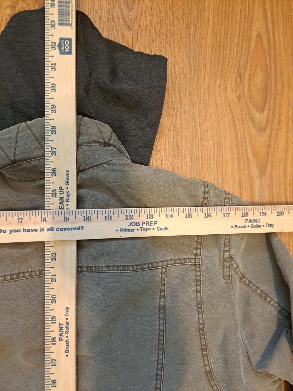 Levi's Levis Denim Jacket Mens Large Green Gray Cotton Hoodie Size US L / EU 52-54 / 3 - 12 Thumbnail