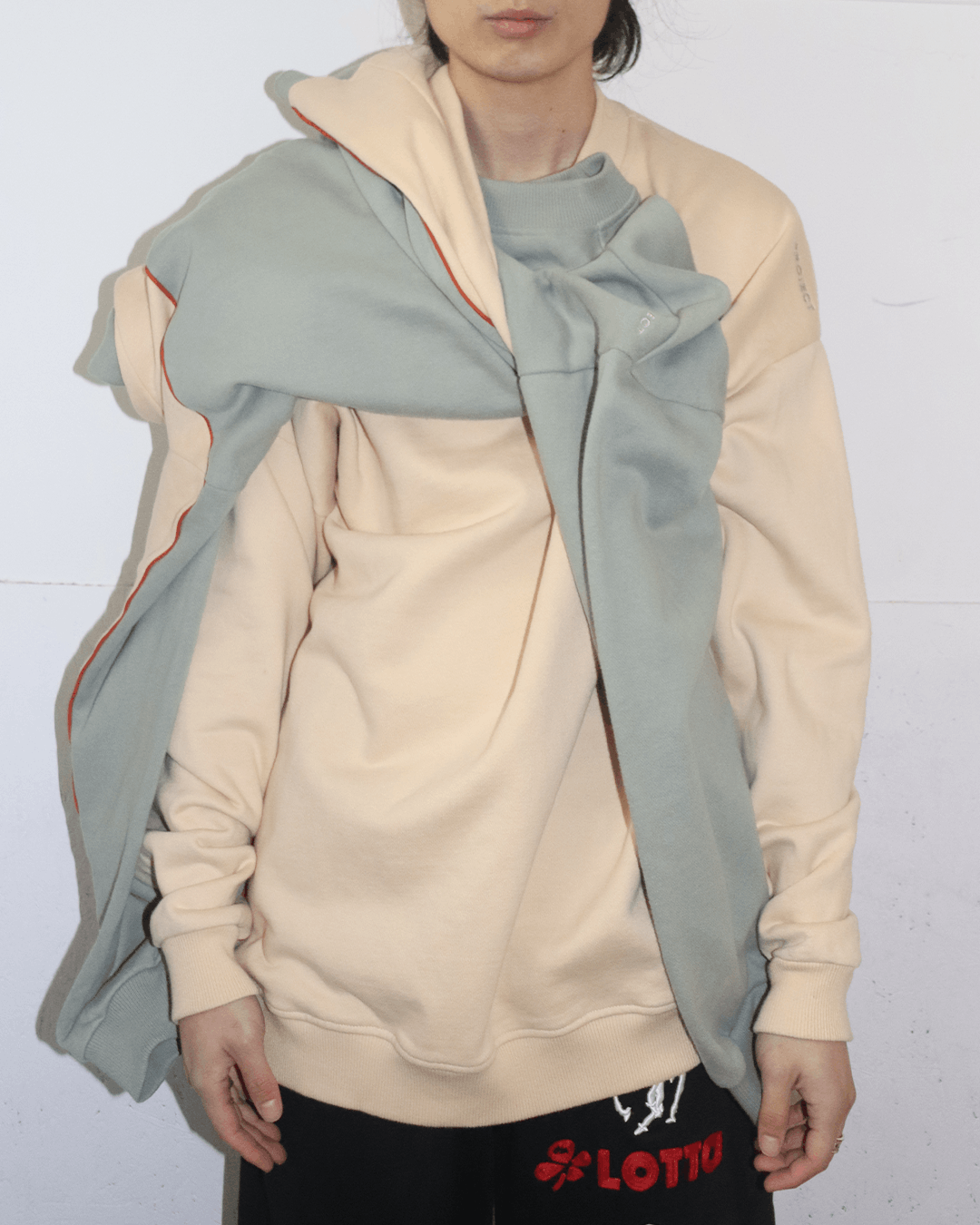 Y/Project Y/Project AW18 Double Layer Sweatshirt Yellow & Green Size US S / EU 44-46 / 1 - 4 Thumbnail
