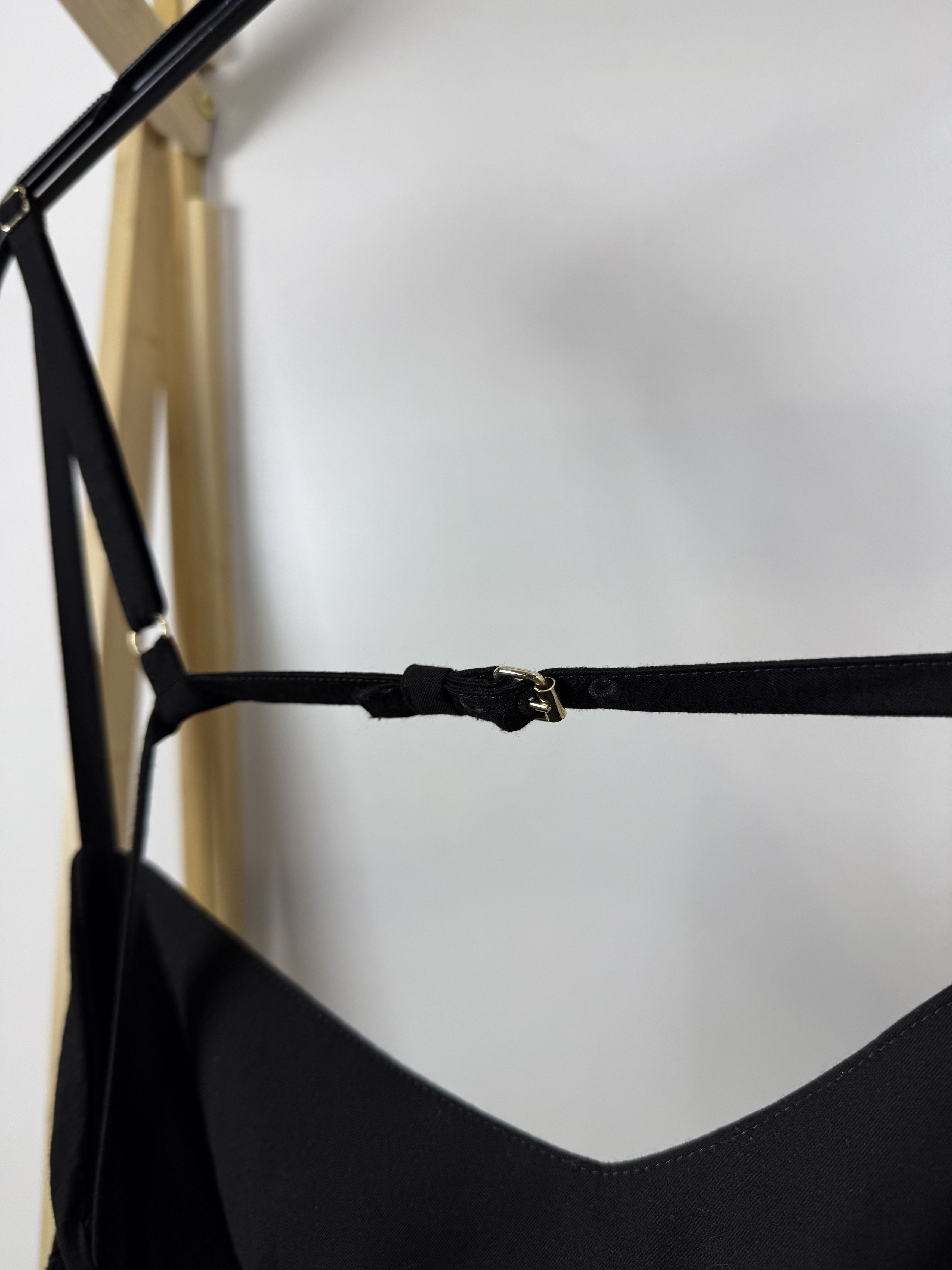 Jacquemus Jacquemus La Robe Saudade "Le Splash" SS22 Black Mini Dress Size L / US 10 / IT 46 - 16 Thumbnail