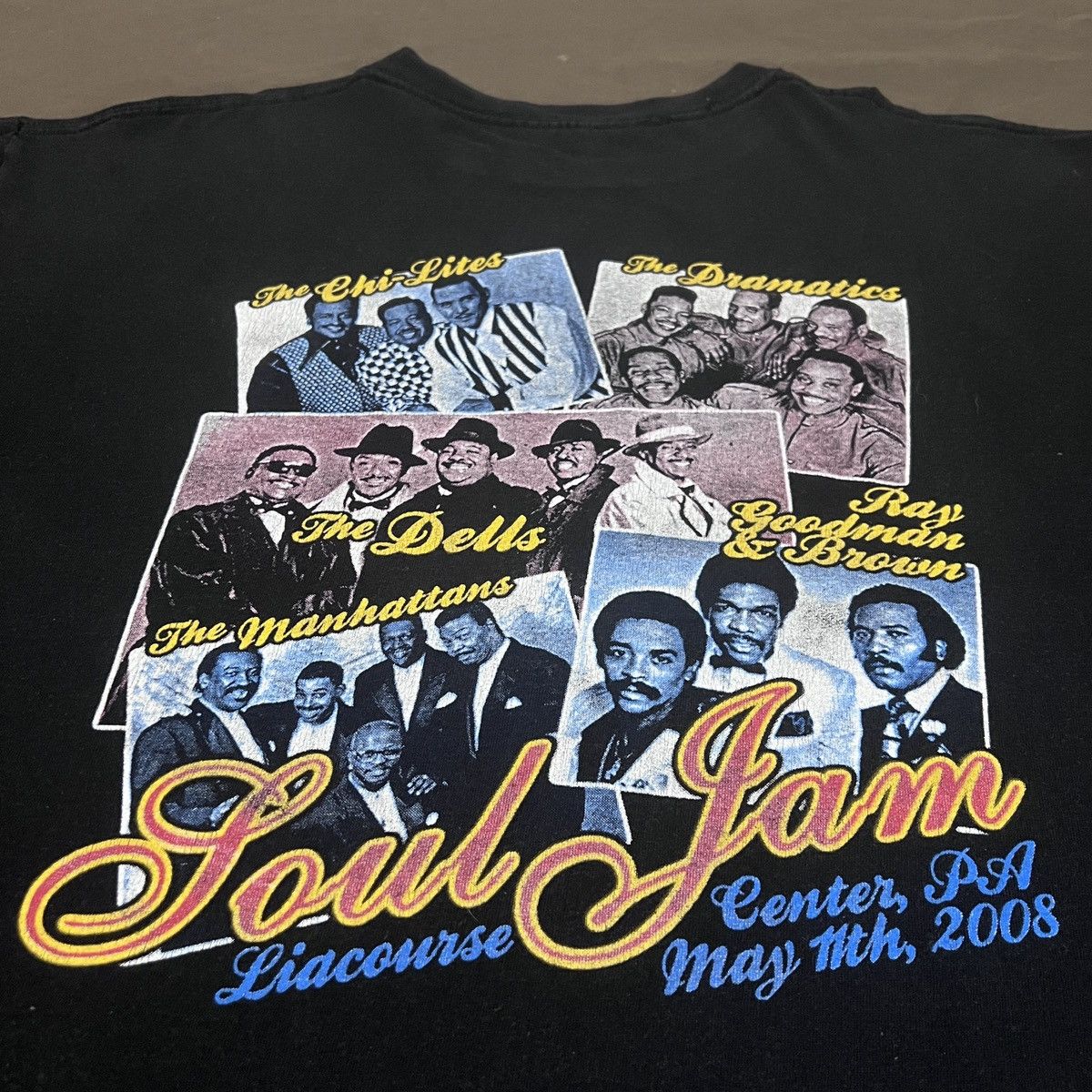 Band Tees × Vintage Vintage Y2K The Dells Soul Jam Tee 2XL R&B The Manhattans Size US XXL / EU 58 / 5 - 8 Thumbnail
