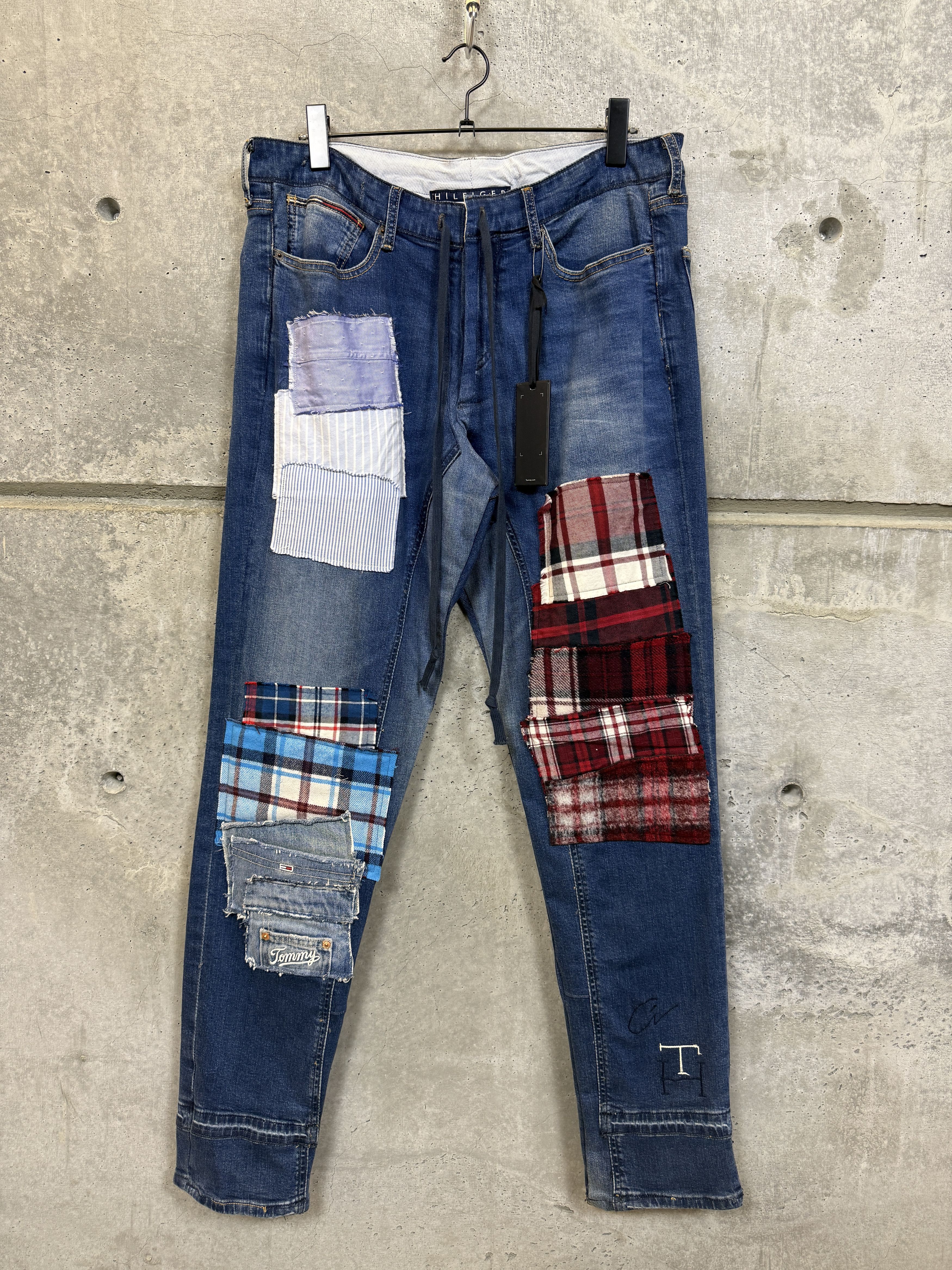 Greg Lauren × Tommy Hilfiger Greg Lauren x Tommy Hilfiger Artist Proof Denim Flannel Pant Size US 33 - 1 Thumbnail