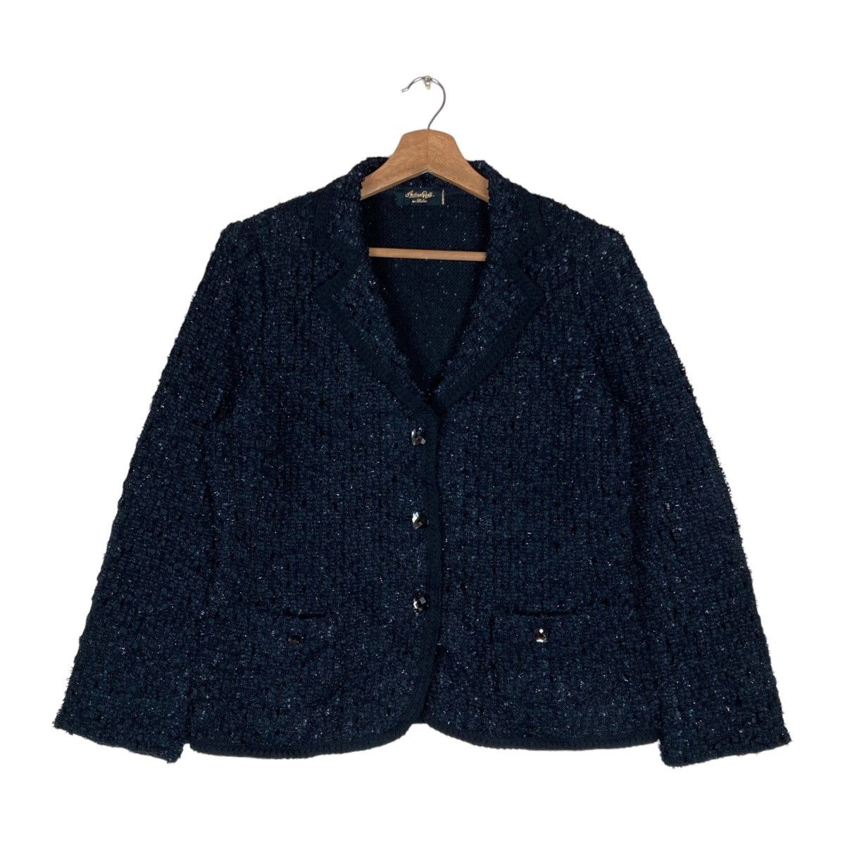 Vintage Andrea Ppat for Leilian Luxury House Fashion Blazer Coat Size M / US 6-8 / IT 42-44 - 1 Thumbnail