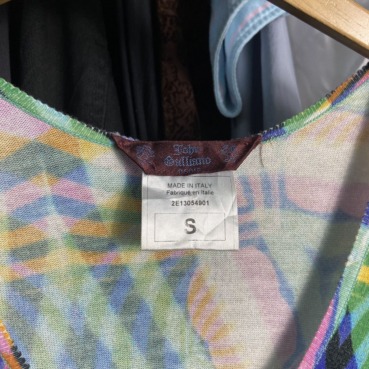 John Galliano John Galliano Psychedelic Tank Top Size S / US 4 / IT 40 - 3 Thumbnail