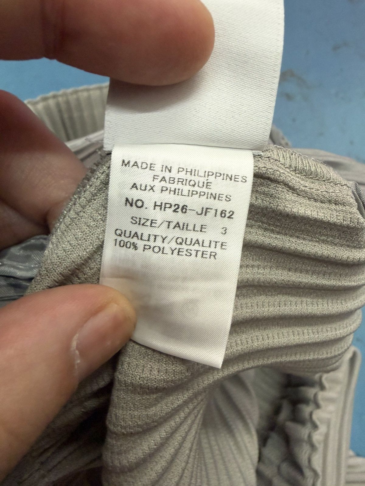 Homme Plisse Issey Miyake HP26-JF162 HOMME PLISSE GREY PANTS Size US 34 / EU 50 - 4 Thumbnail