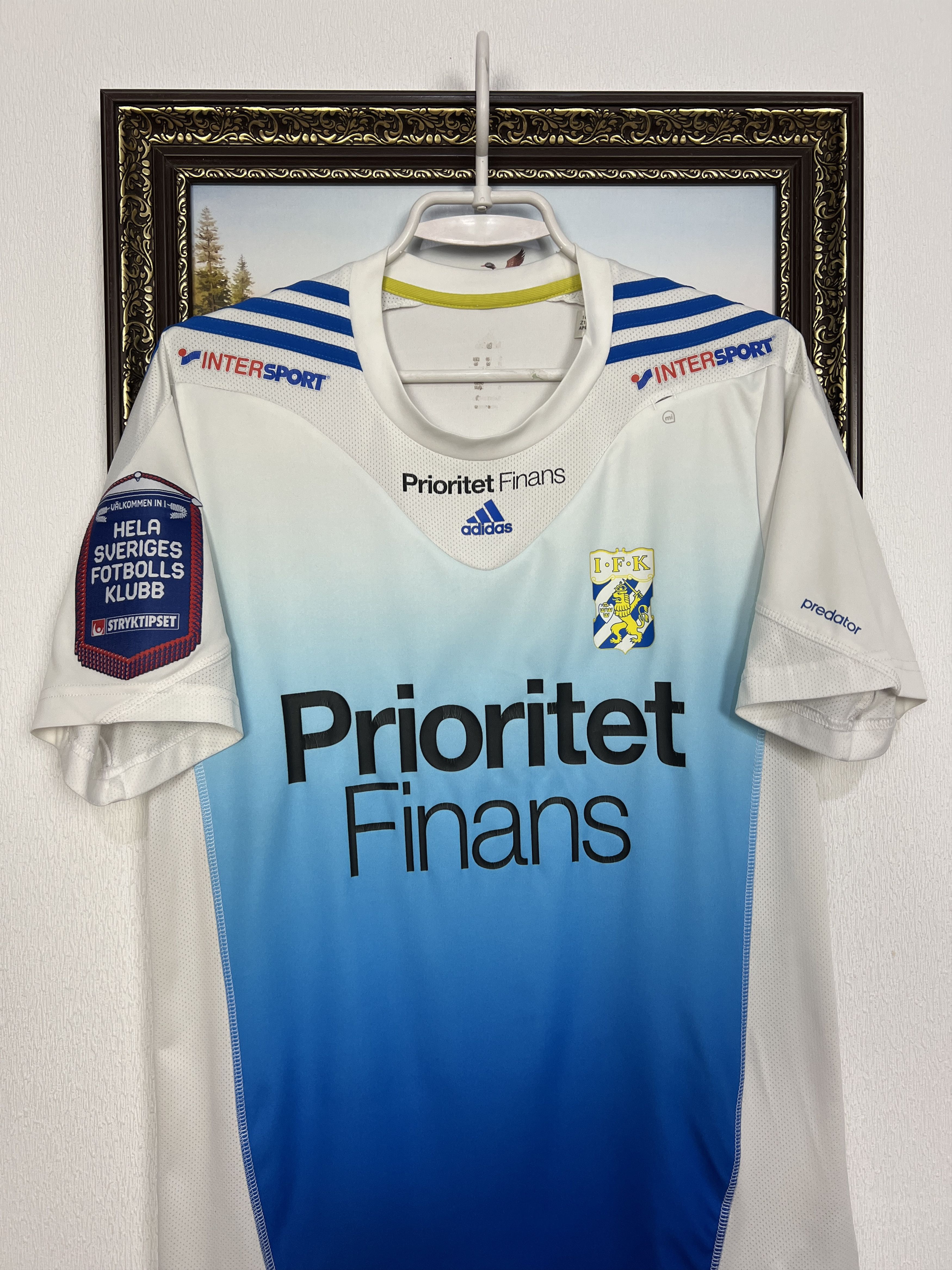 Adidas Adidas Goteborg Football Player Issue Football Shirt Jersey Size US M / EU 48-50 / 2 - 2 Thumbnail