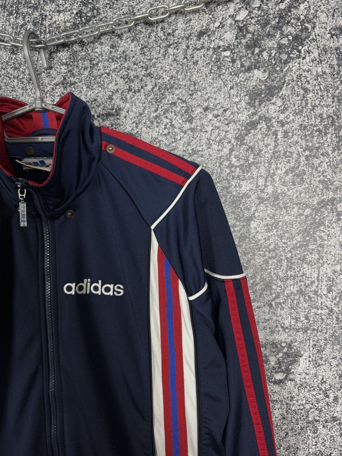 Adidas Adidas Vintage 90s Track Zip Up Jacket Trefoil Logo Size S Size US S / EU 44-46 / 1 - 3 Thumbnail