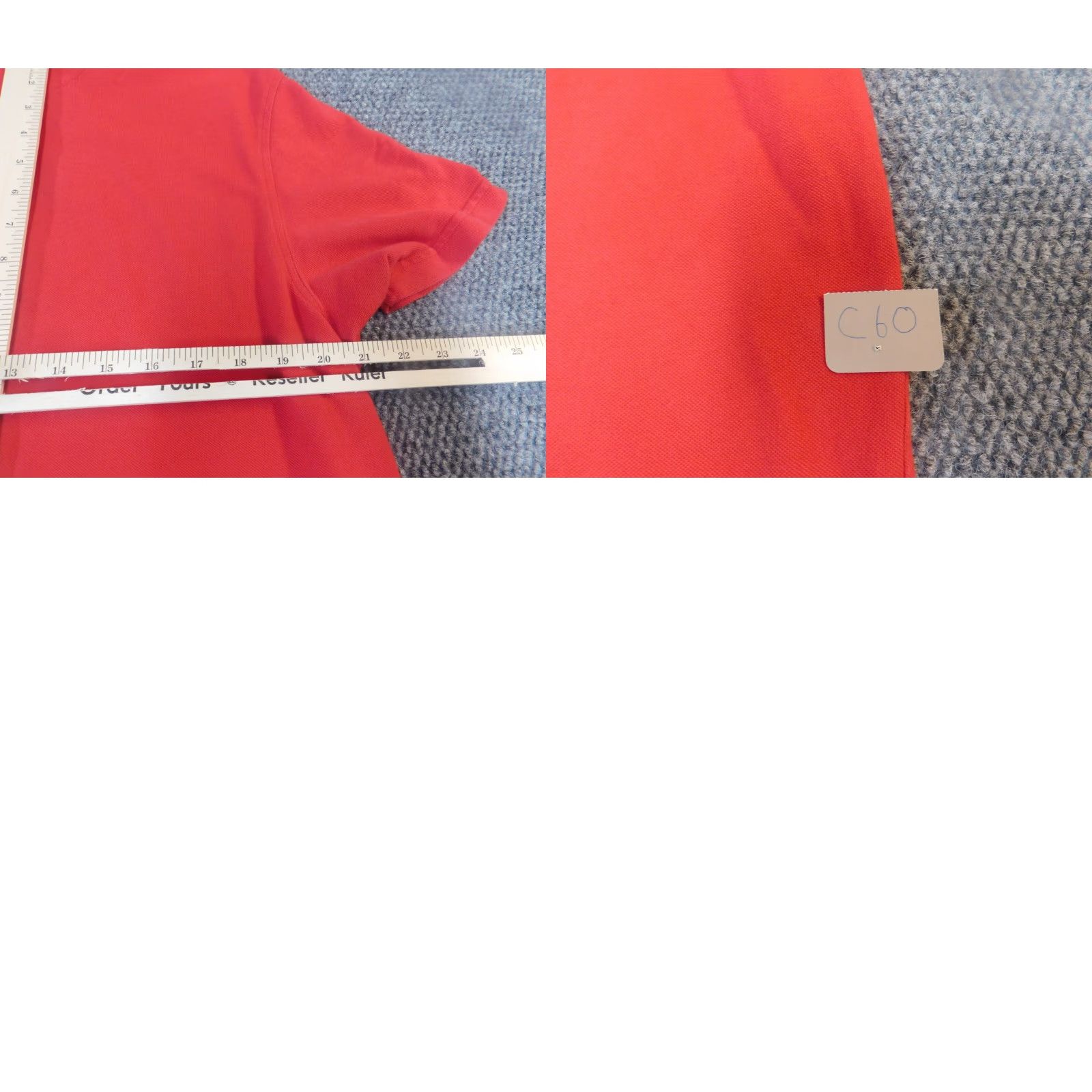 Cremieux Cremieux Polo Shirt Mens Large Red Classic Collared Short Sleeve Golf Breathable 100% Cotton Logo Size US L / EU 52-54 / 3 - 9 Thumbnail