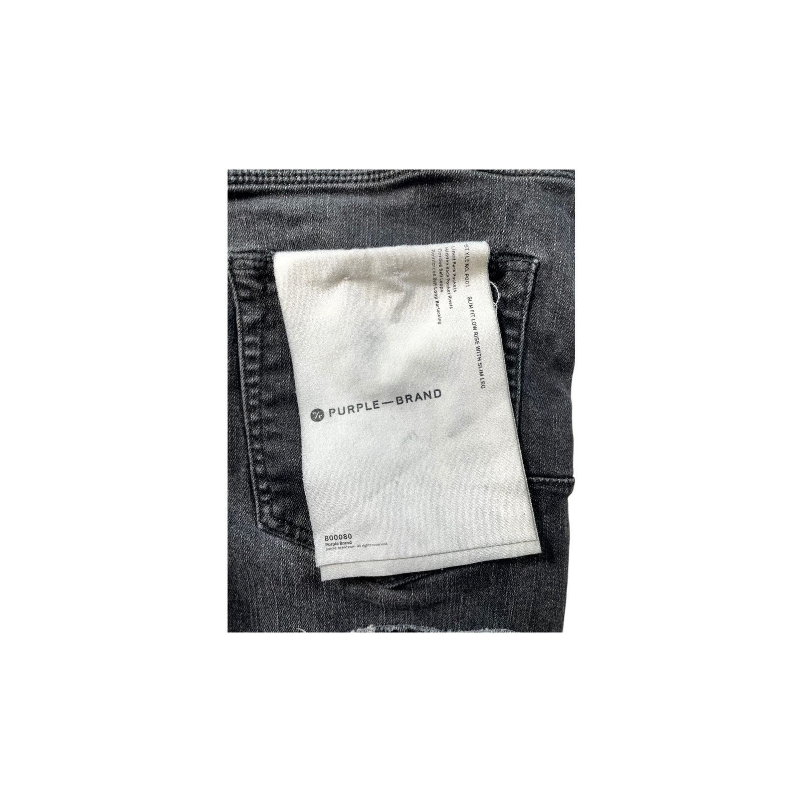 Purple Brand Purple Brand Black Jeans Size US 34 / EU 50 - 3 Thumbnail