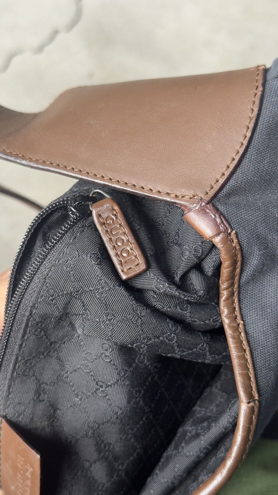 Gucci Gucci Black Web Jackie Shoulder Bag Size ONE SIZE - 7 Thumbnail