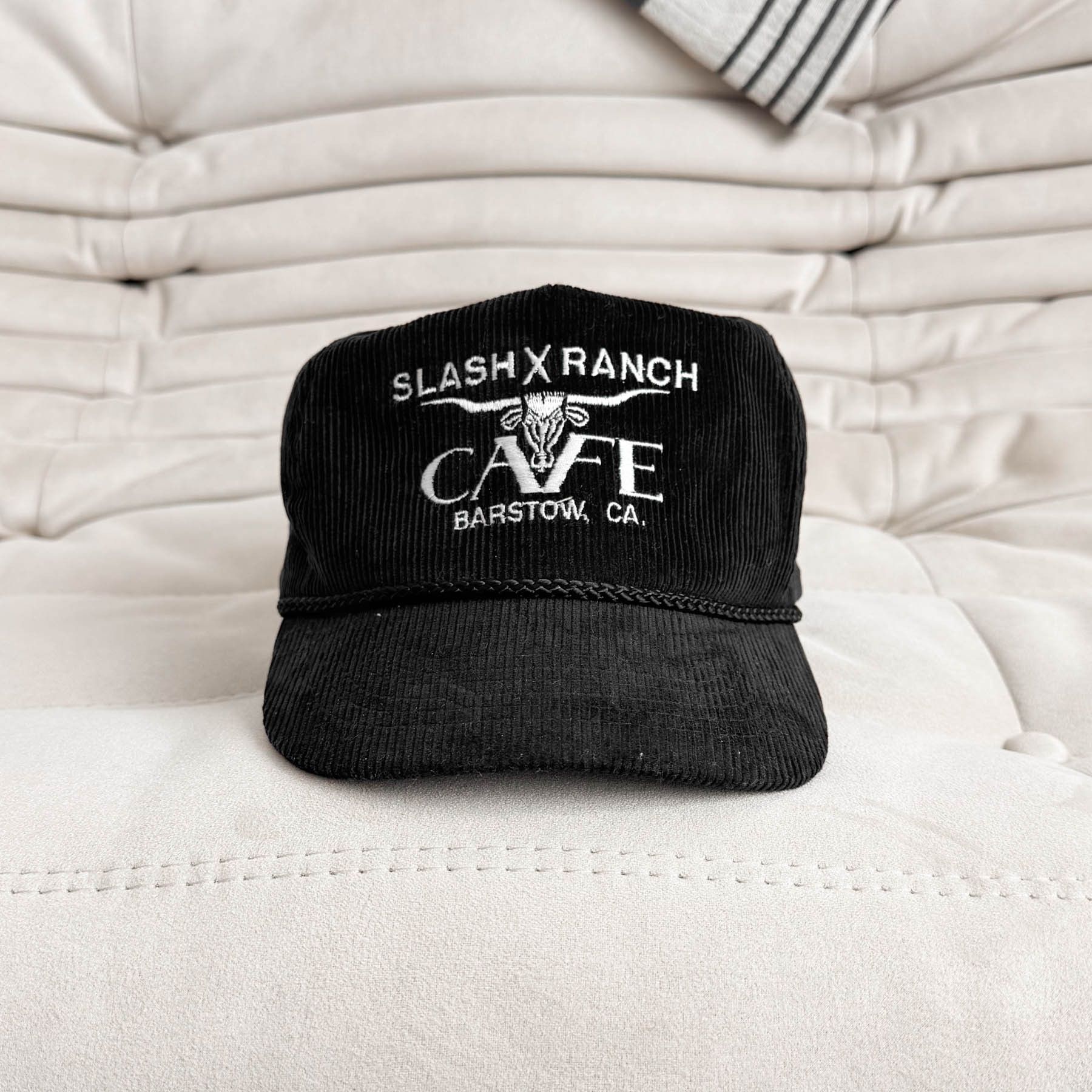 FINAL DROP! Vintage Slash Ranch Cafe 5-Panel Corduroy Hat