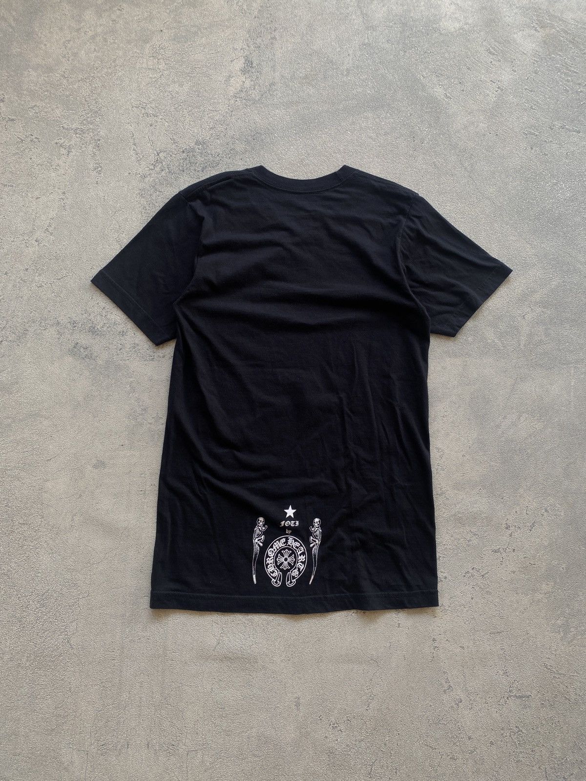 トップス CHROME HEARTS foti skull dog bolder Tee CHROME HEARTS
