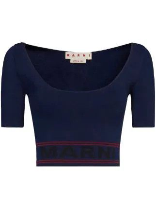 o1w1db10824 Scoopneck Top in Navy
