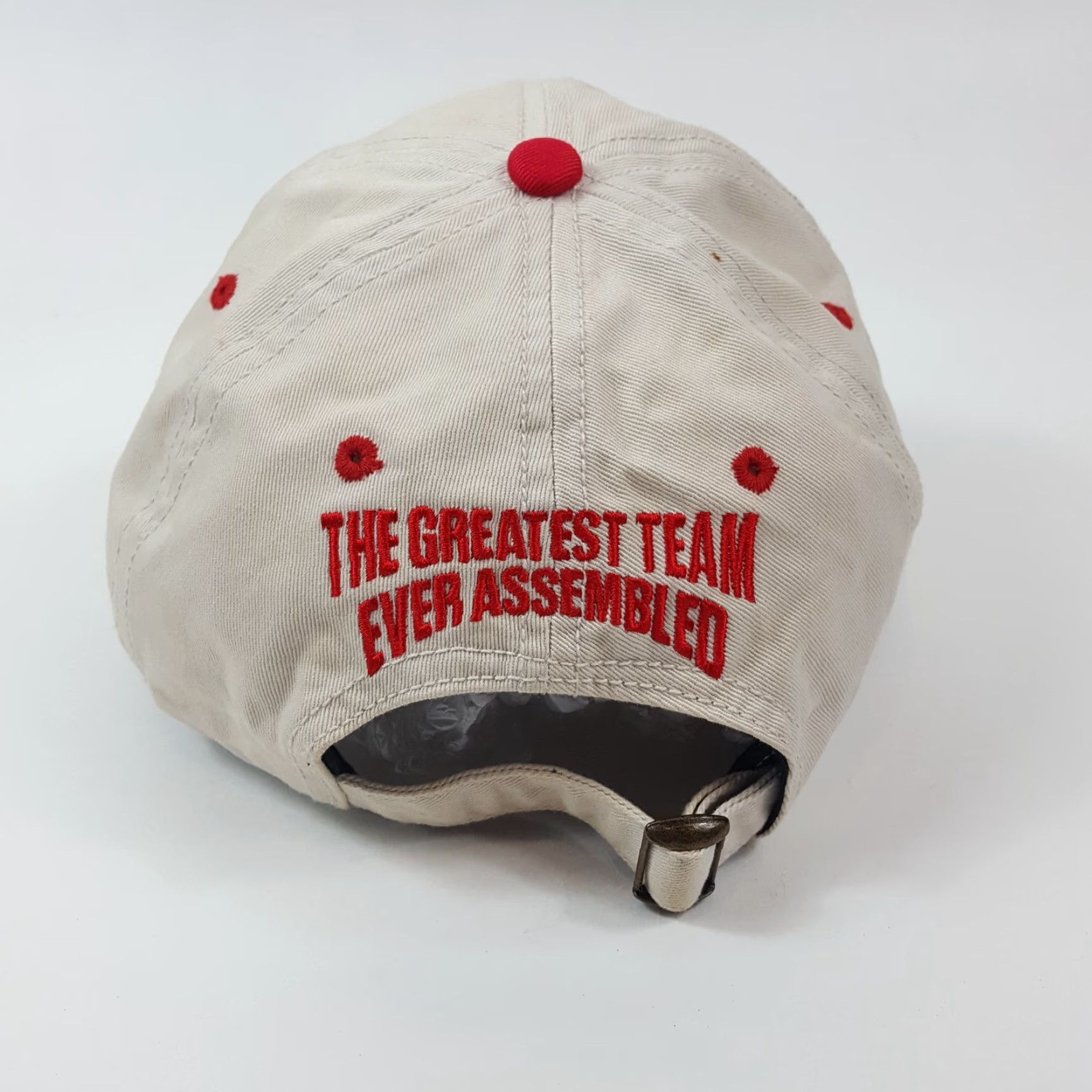 Vintage VINTAGE Coca-Cola NASCAR Racing Snapback Baseball Cap Hat Adjustable Beige One Size Retro Mens Size ONE SIZE - 7 Thumbnail