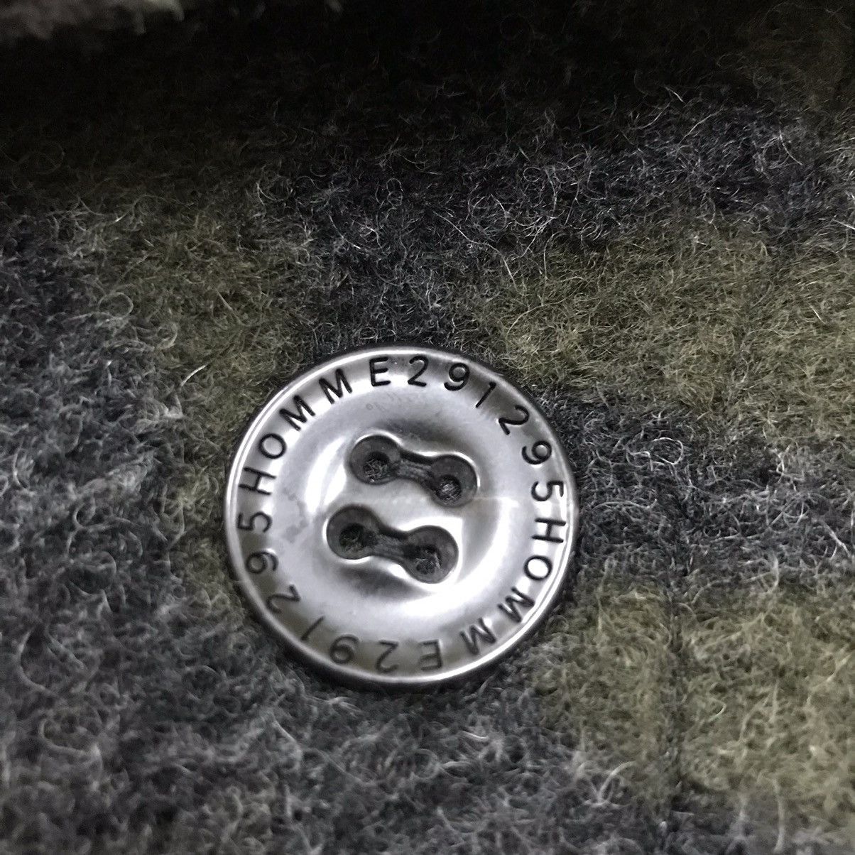 Japanese Brand × Vintage VINTAGE 291295 HOMME CAMO STYLE WOOL COAT JACKET Size US M / EU 48-50 / 2 - 9 Thumbnail