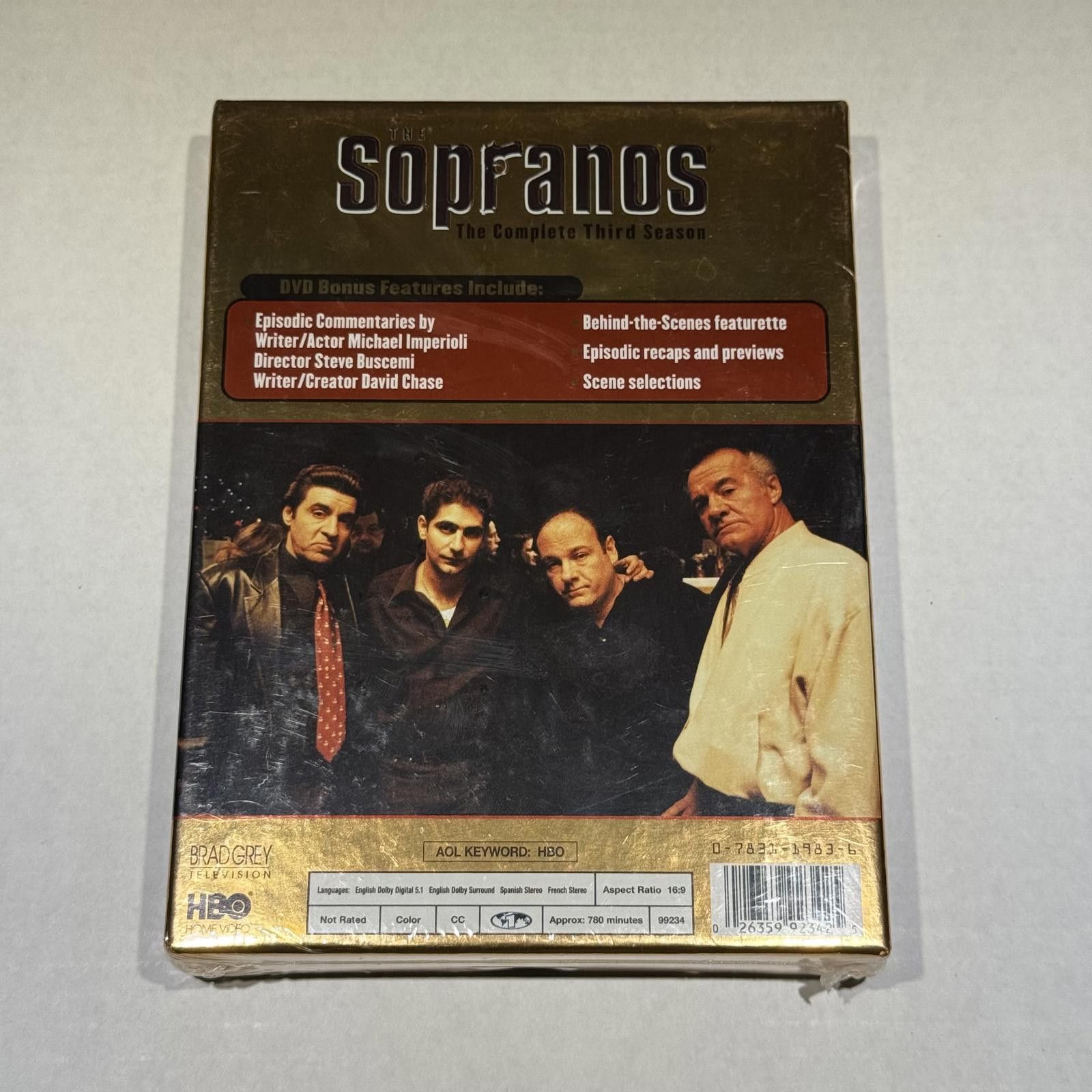 Designer VTG The Sopranos The Complete Third Season DVD Set SEALED Size ONE SIZE - 2 Thumbnail