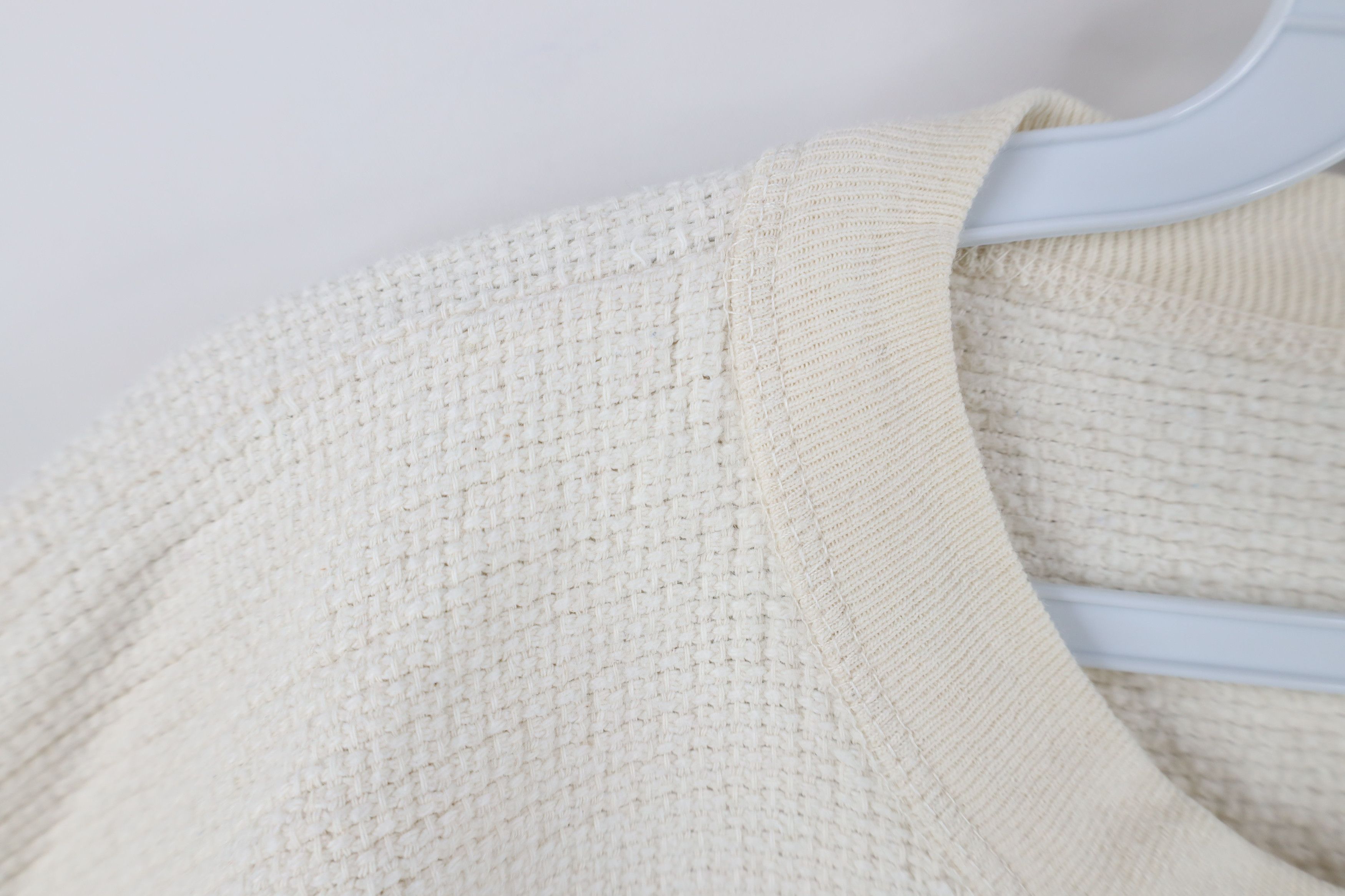 Vintage Vintage 90s Country Farmhouse Cotton Weave Knit Sweater USA Size XXL / US 16-18 / IT 52-54 - 6 Thumbnail