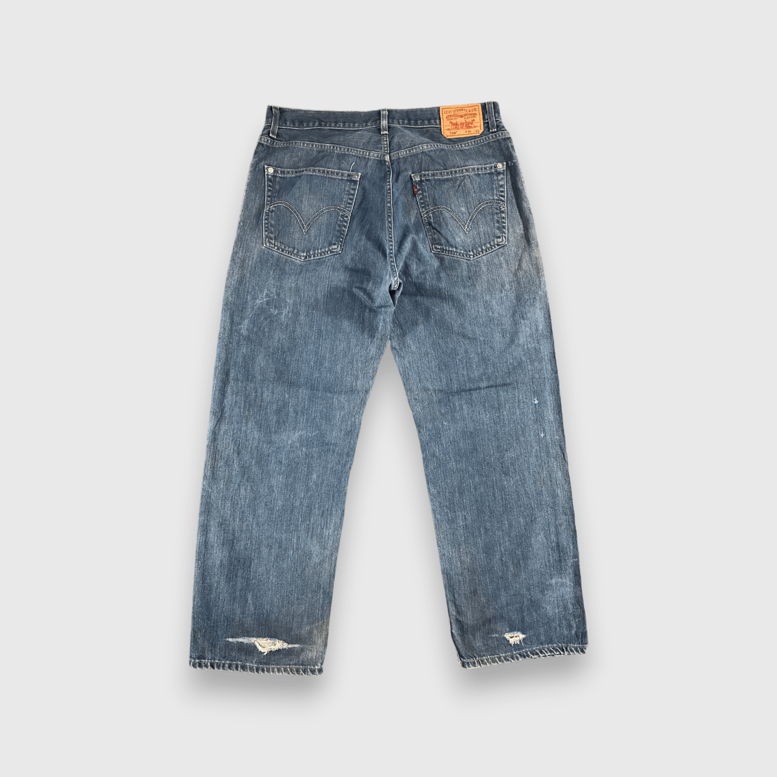 Levi's Vintage Levis 569 Jeans- J1346 Size US 37 - 2 Thumbnail