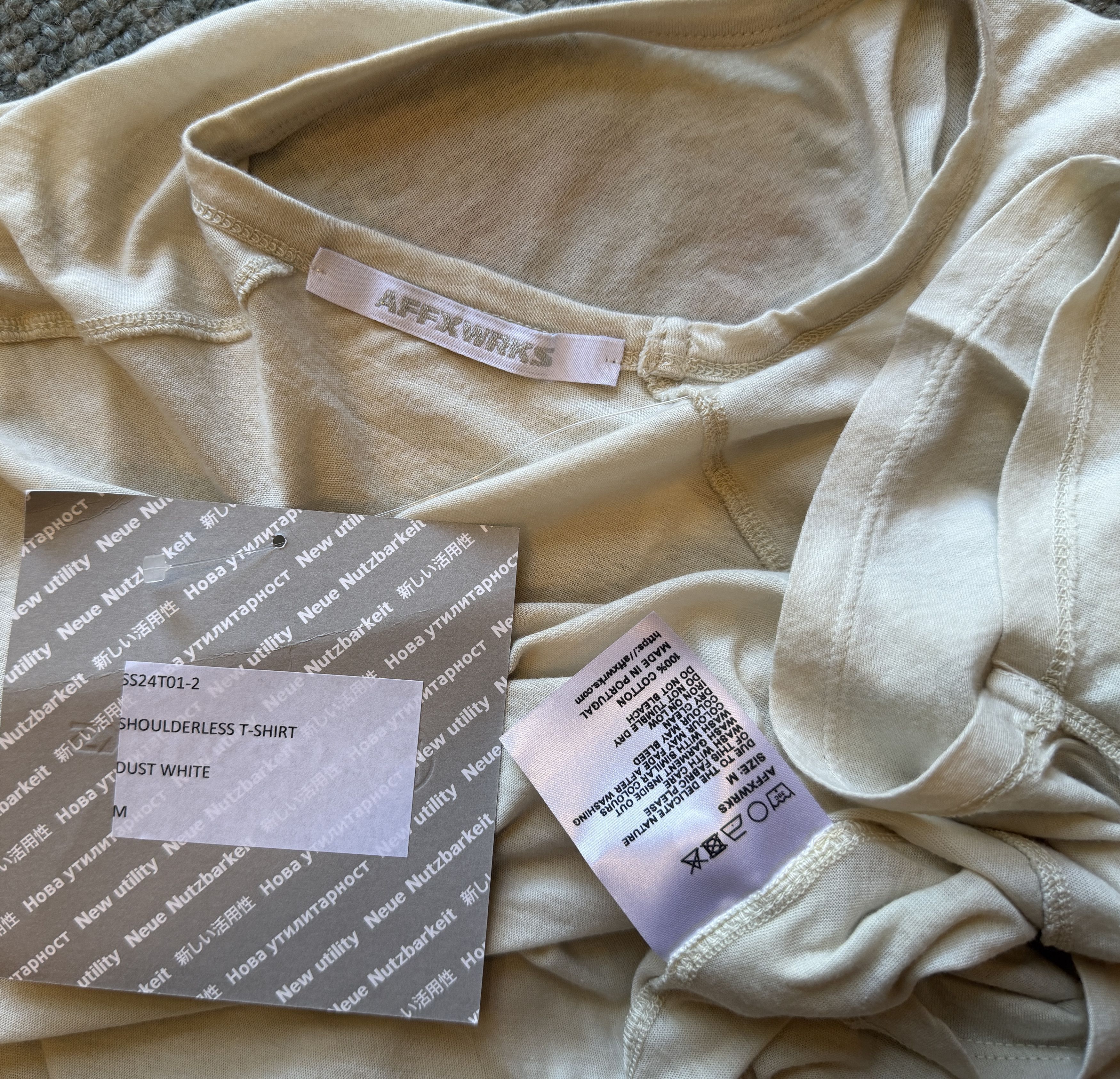 AFFXWRKS Shoulderless T-Shirt Size US M / EU 48-50 / 2 - 4 Thumbnail