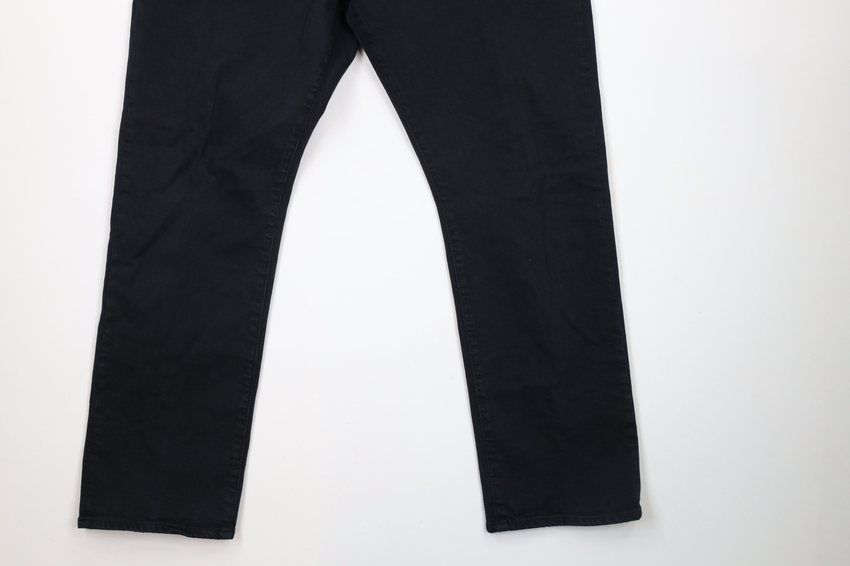 Ralph Lauren × Vintage Vintage Ralph Lauren Relaxed Straight Leg Jeans Black Size US 36 / EU 52 - 4 Thumbnail