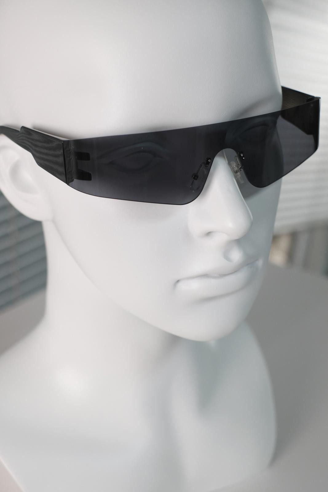Other Rare Vtg Y2k Avant Garde Stylist Black Sunglasses Unisex OS Size ONE SIZE - 7 Thumbnail