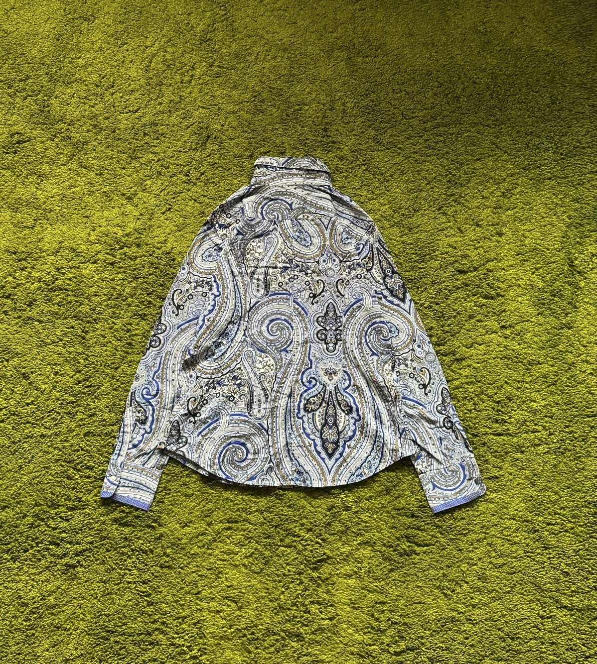 Designer × Etro Etro avant garde iconic graphic buttons up shirt blouse Size L / US 10 / IT 46 - 2 Thumbnail